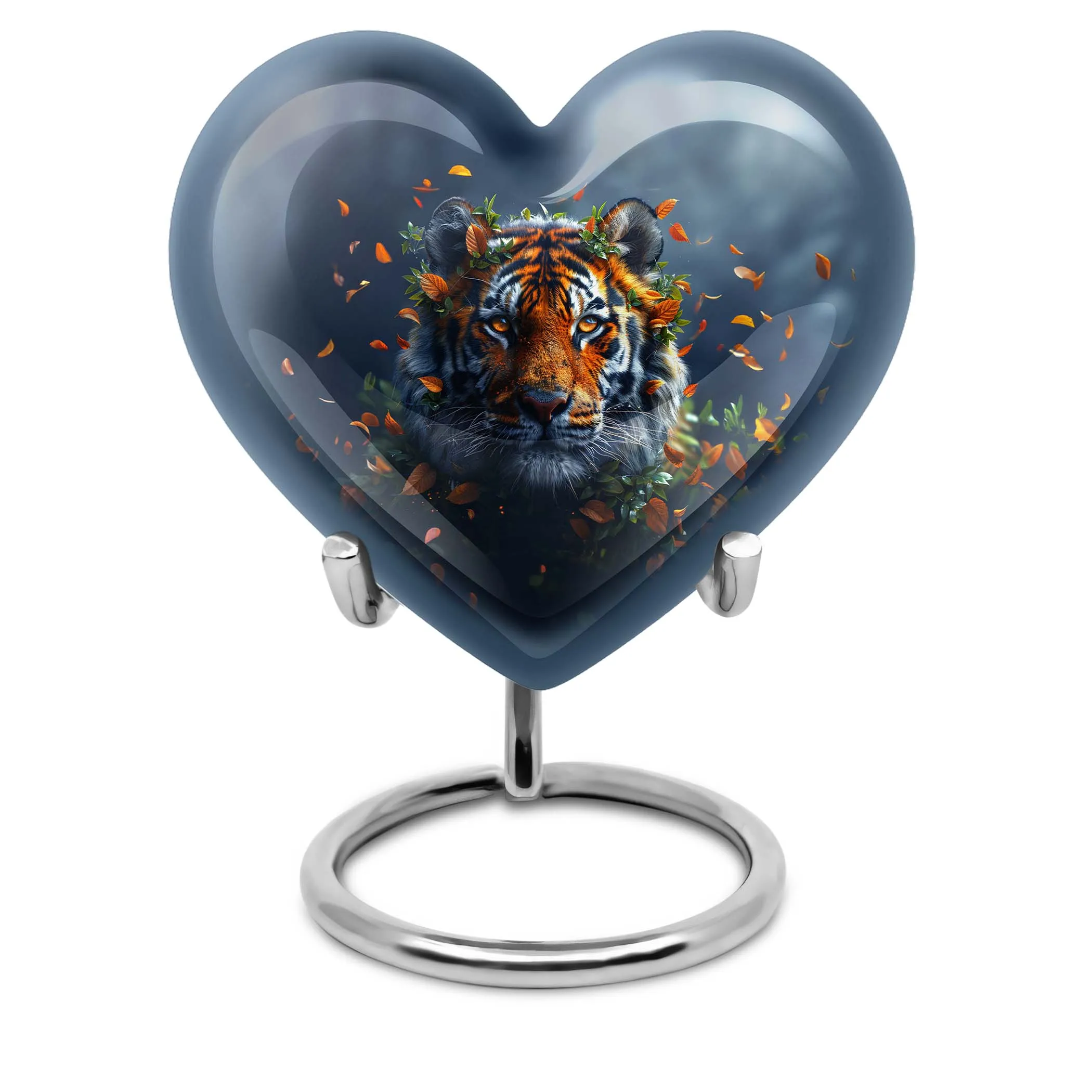 Eternity's Embrace: The Tiger's Heart Memorial Urn for Cremated Remains