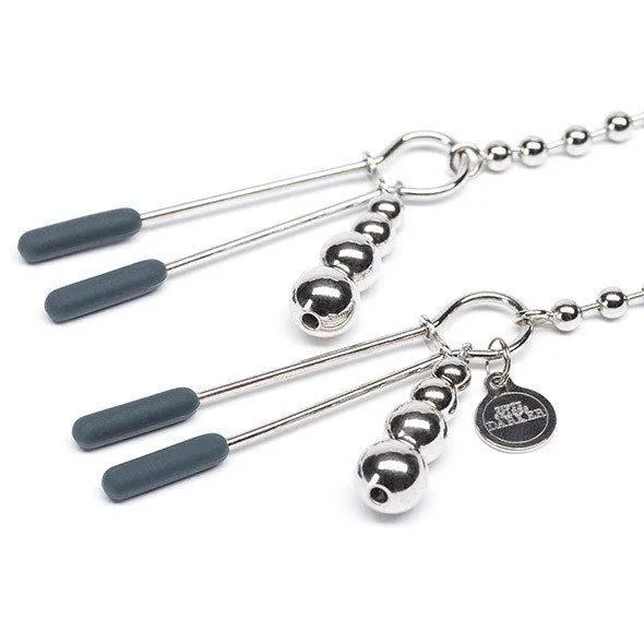 Fifty Shades Darker - At My Mercy Beaded Chain Nipple Clamps