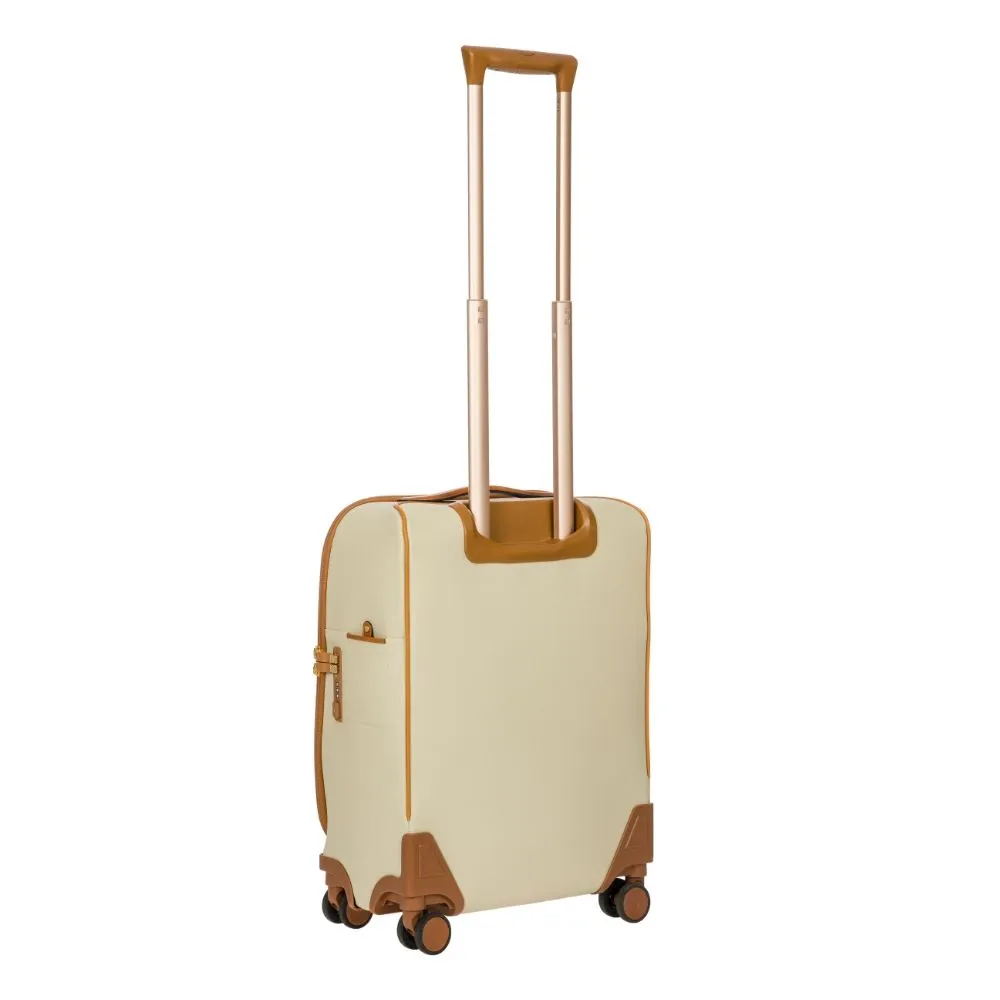 Firenze 55cm Cabin 4 Wheeled Spinner - Cream