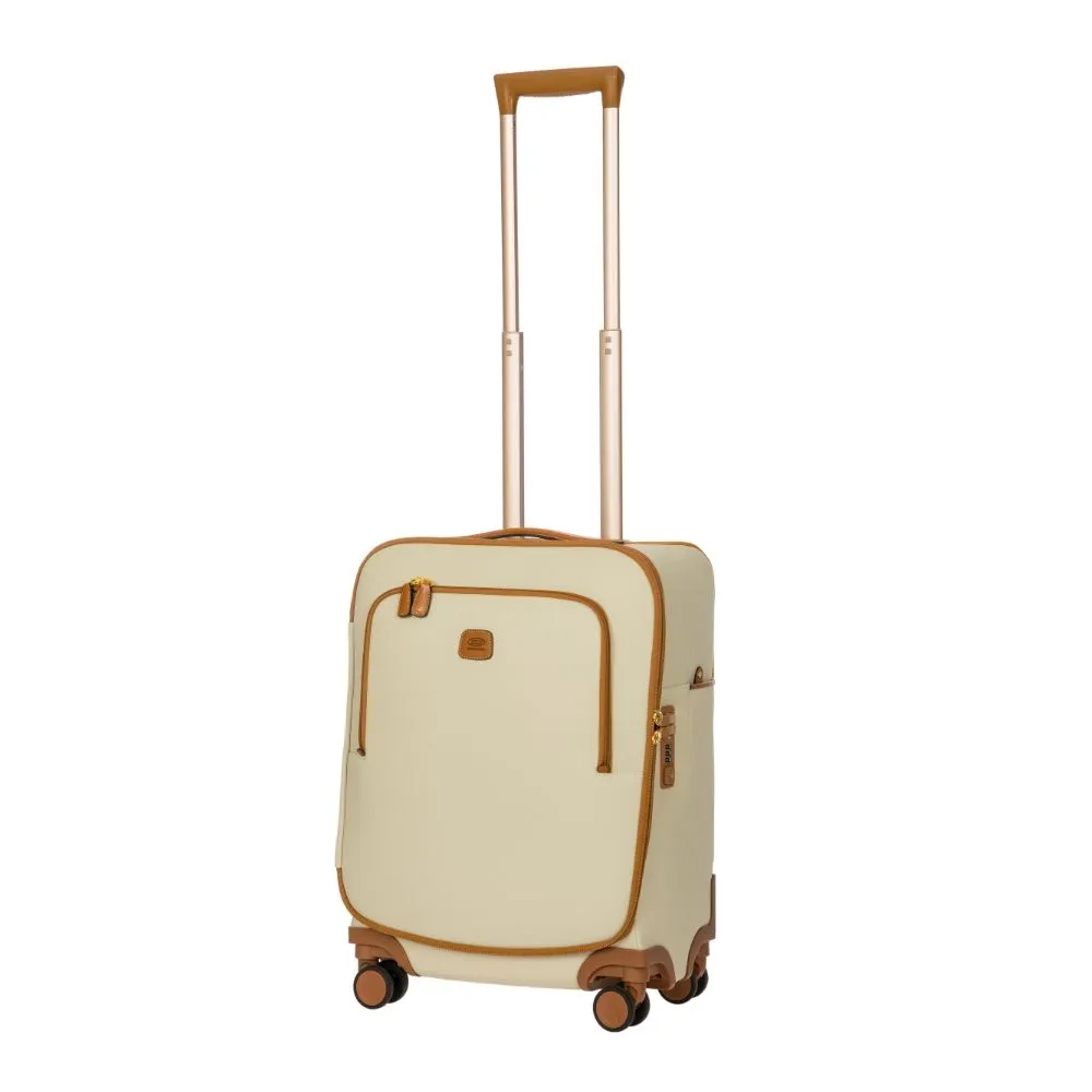 Firenze 55cm Cabin 4 Wheeled Spinner - Cream