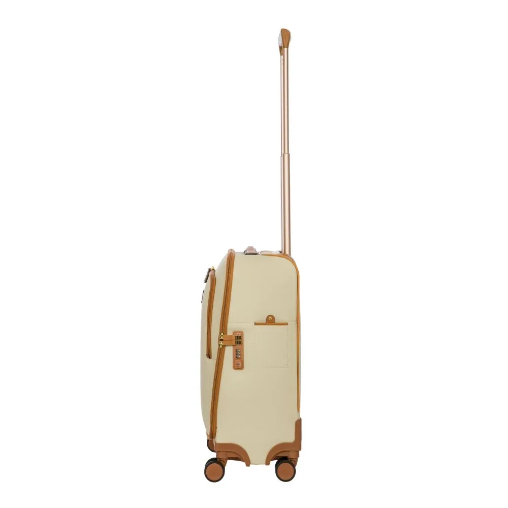 Firenze 55cm Cabin 4 Wheeled Spinner - Cream