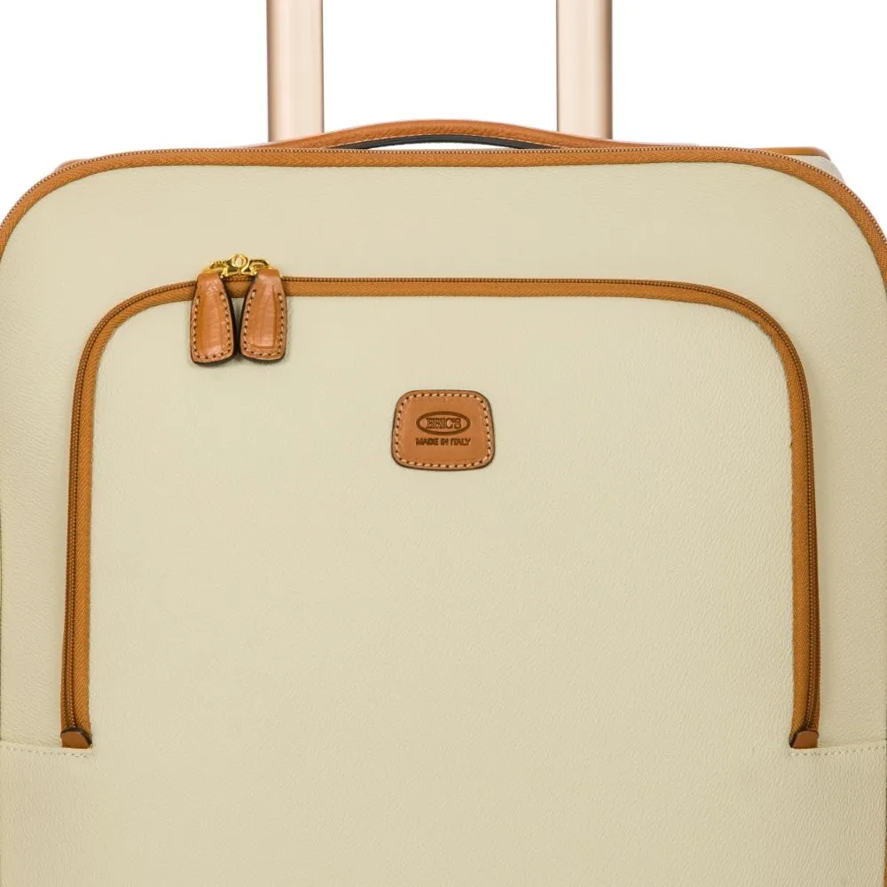 Firenze 55cm Cabin 4 Wheeled Spinner - Cream