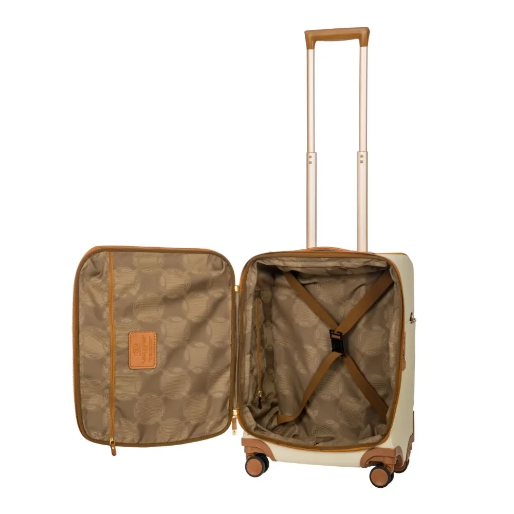Firenze 55cm Cabin 4 Wheeled Spinner - Cream