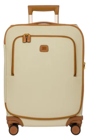 Firenze 55cm Cabin 4 Wheeled Spinner - Cream
