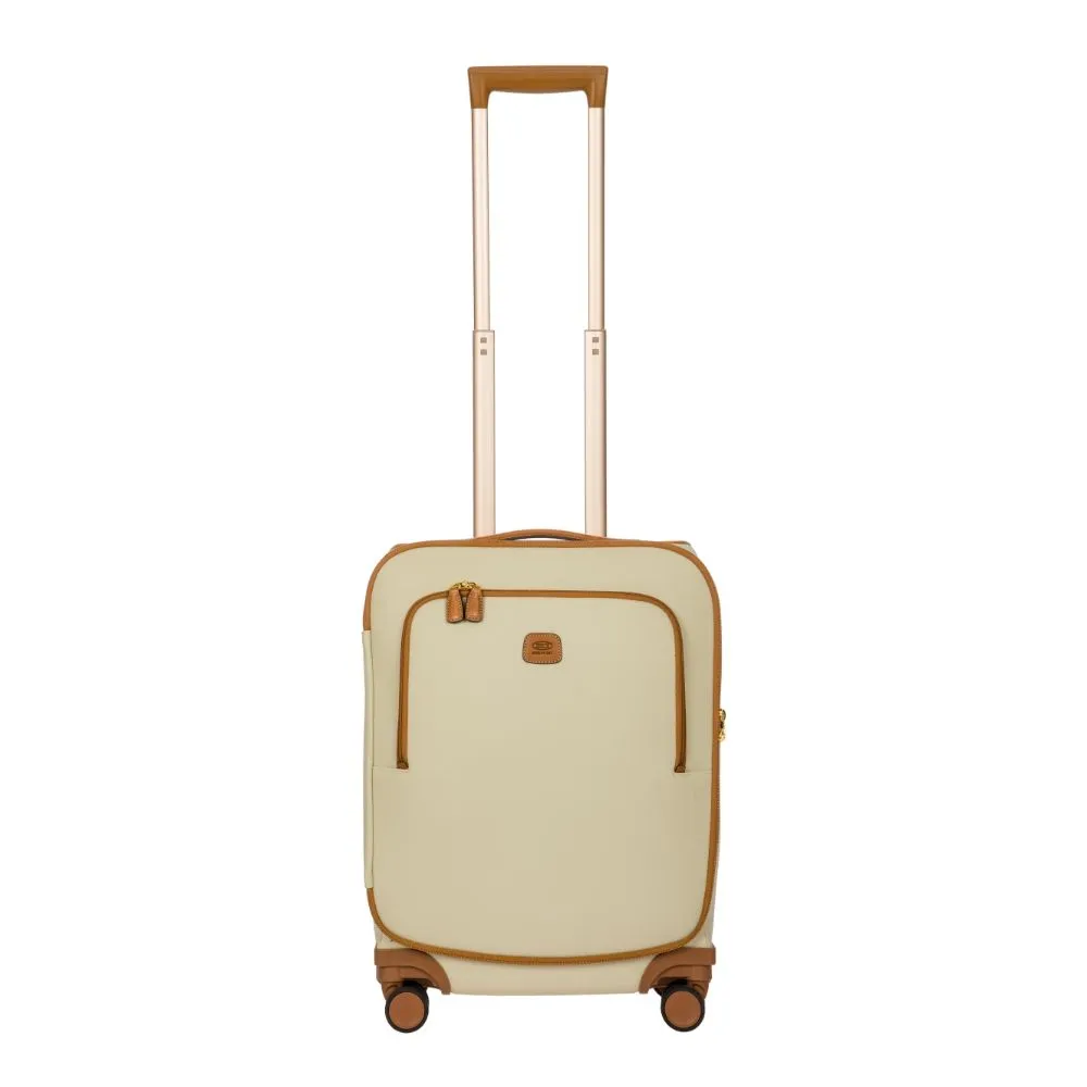 Firenze 55cm Cabin 4 Wheeled Spinner - Cream