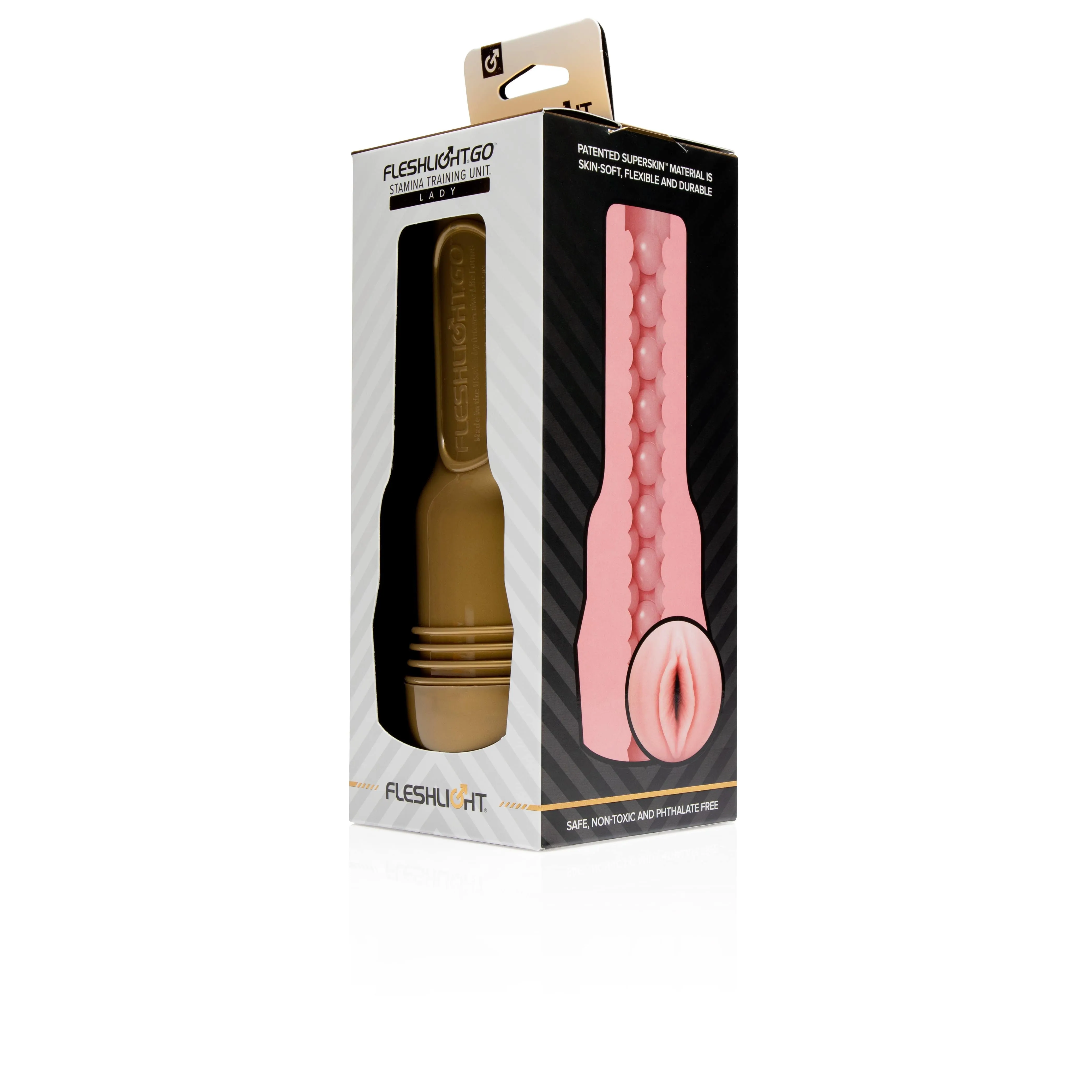 Fleshlight - Fleshlight GO Stamina Training Unit Masturbator (Beige)