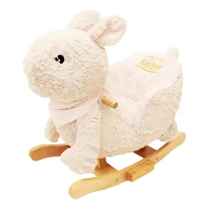 Gerardo's Toys: Little Rockers Bunny - Wooden Plush Ride-On Rocking Animal Toy