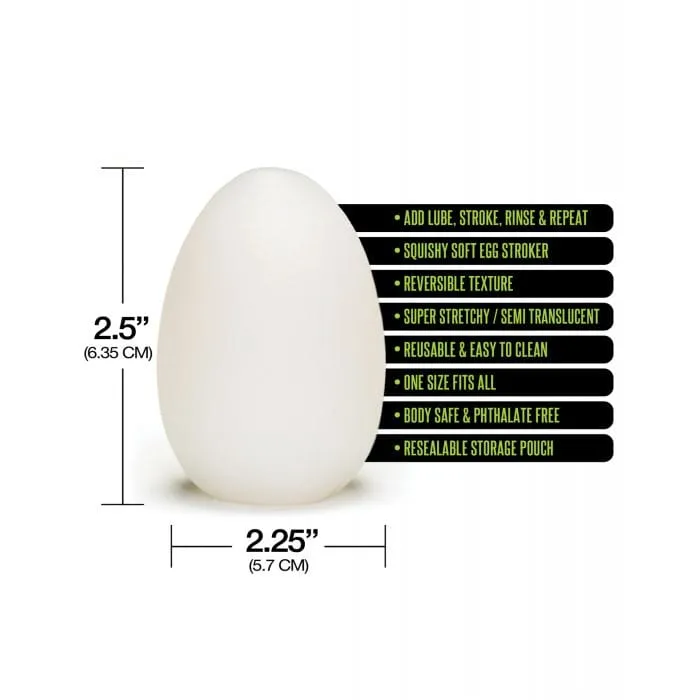 Happy Ending - Rinse and Repeat Whack Pack Classic Egg Masturbator (White)