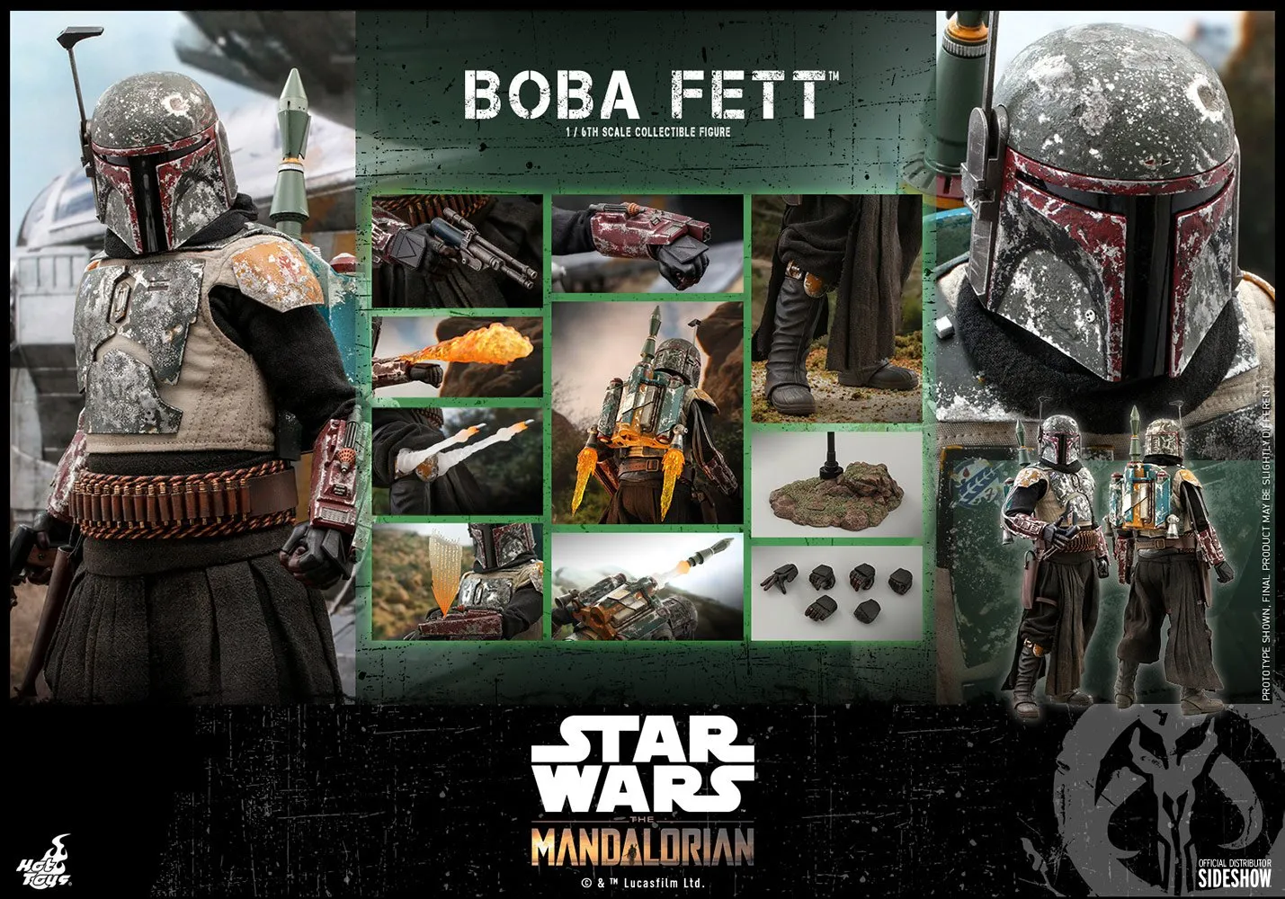 Hot Toys 1/6 Scale Television Masterpiece Series  - The Mandalorian - Boba Fett  (Collector Edition)