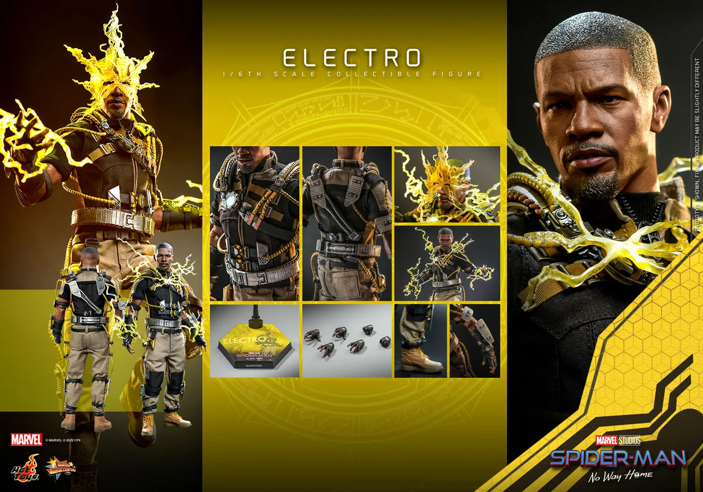 Hot Toys Movie Masterpiece 1/6 Scale Figure - Electro (Spider-Man: No Way Home)