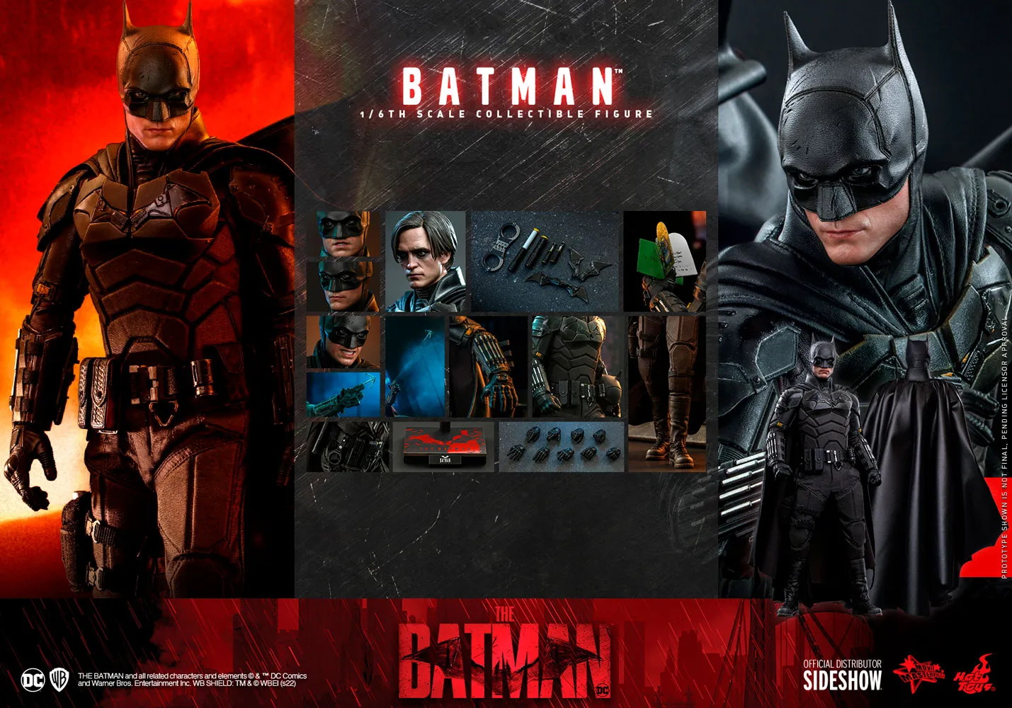 Hot Toys Movie Masterpiece 1/6 Scale Figure - The Batman - Batman
