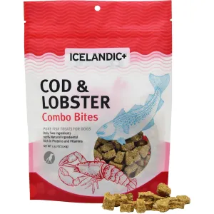 Icelandic  Combo Bites Lobster & Cod Dog Treats