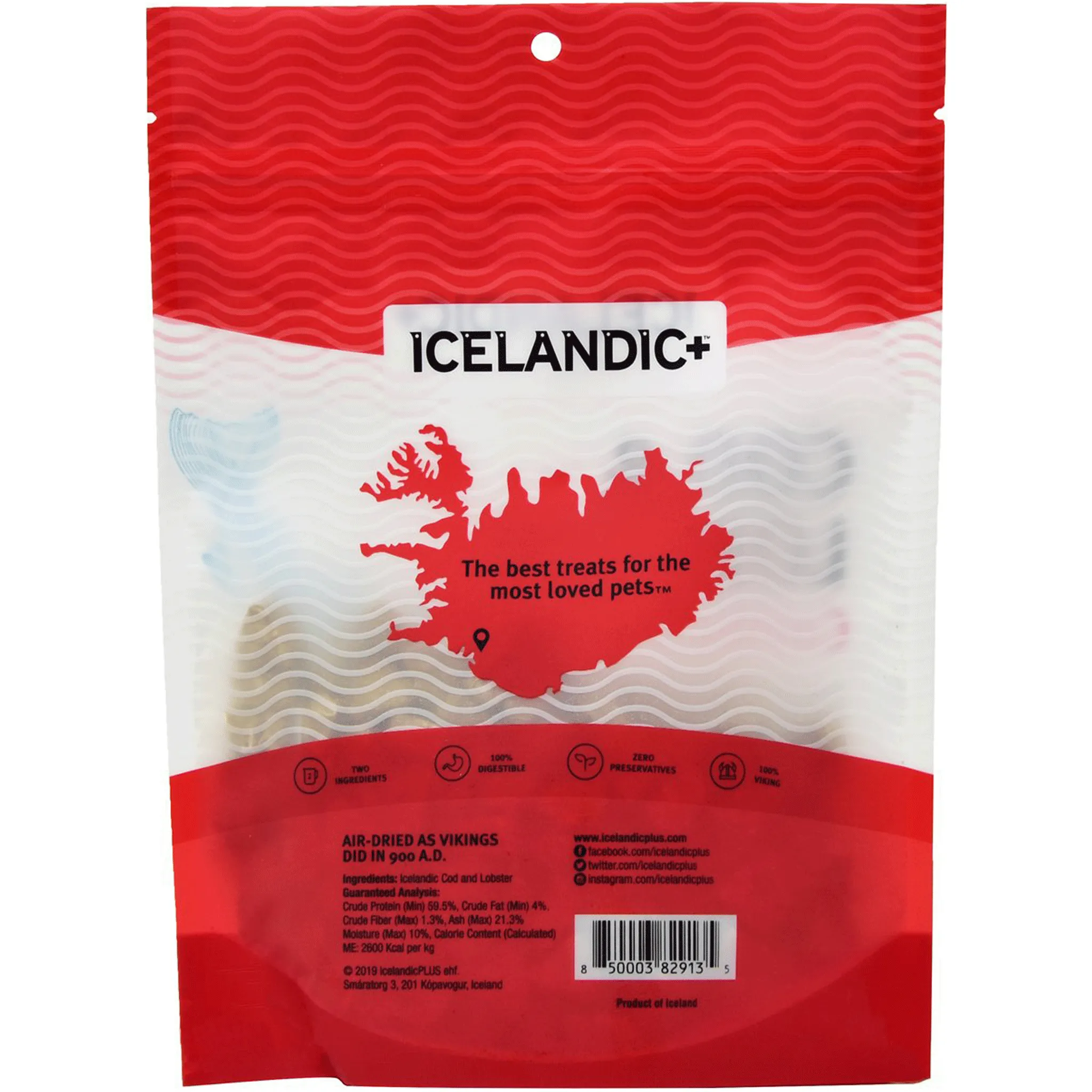 Icelandic  Combo Bites Lobster & Cod Dog Treats