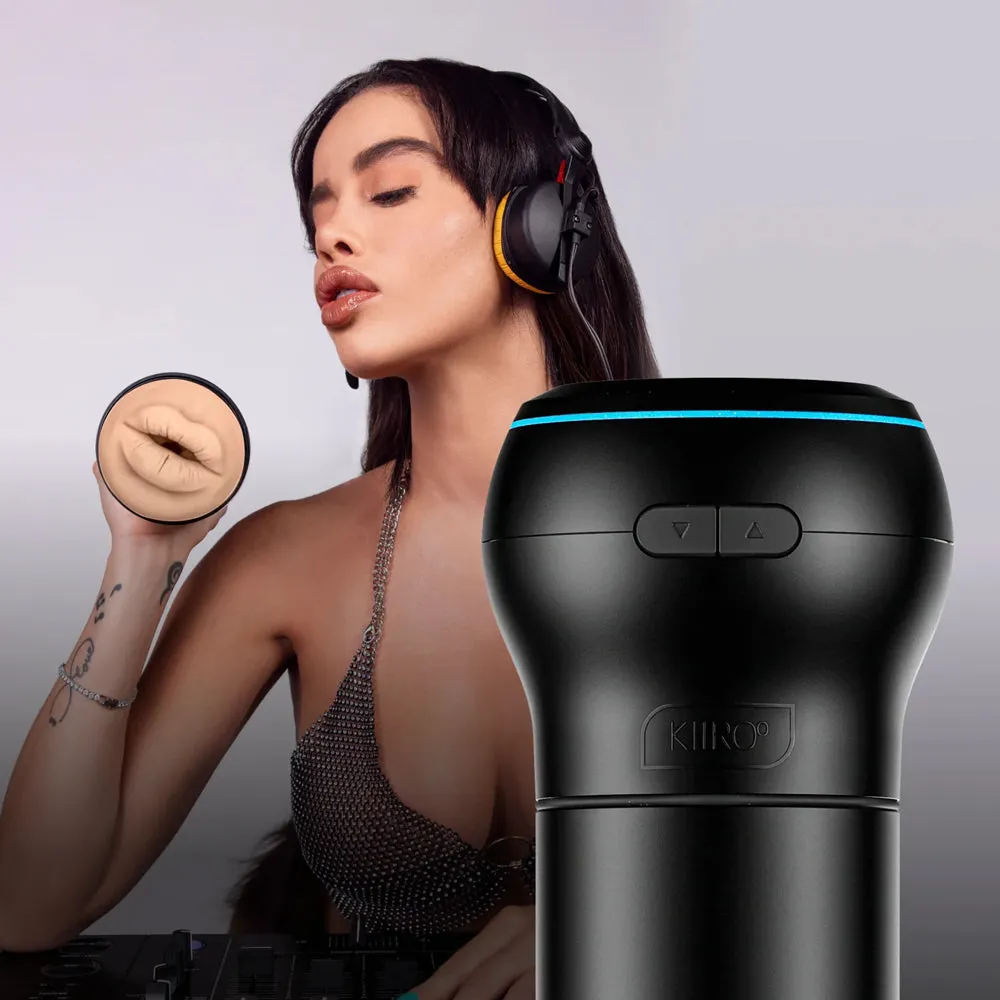 Kiiroo PowerBlow Blowjob Simulator & FeelVictoria Mouth Stroker Set