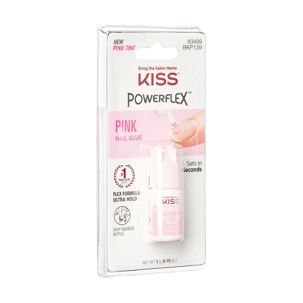 Kiss Powerflex Pink Nail Glue - .10 oz [BKP139]