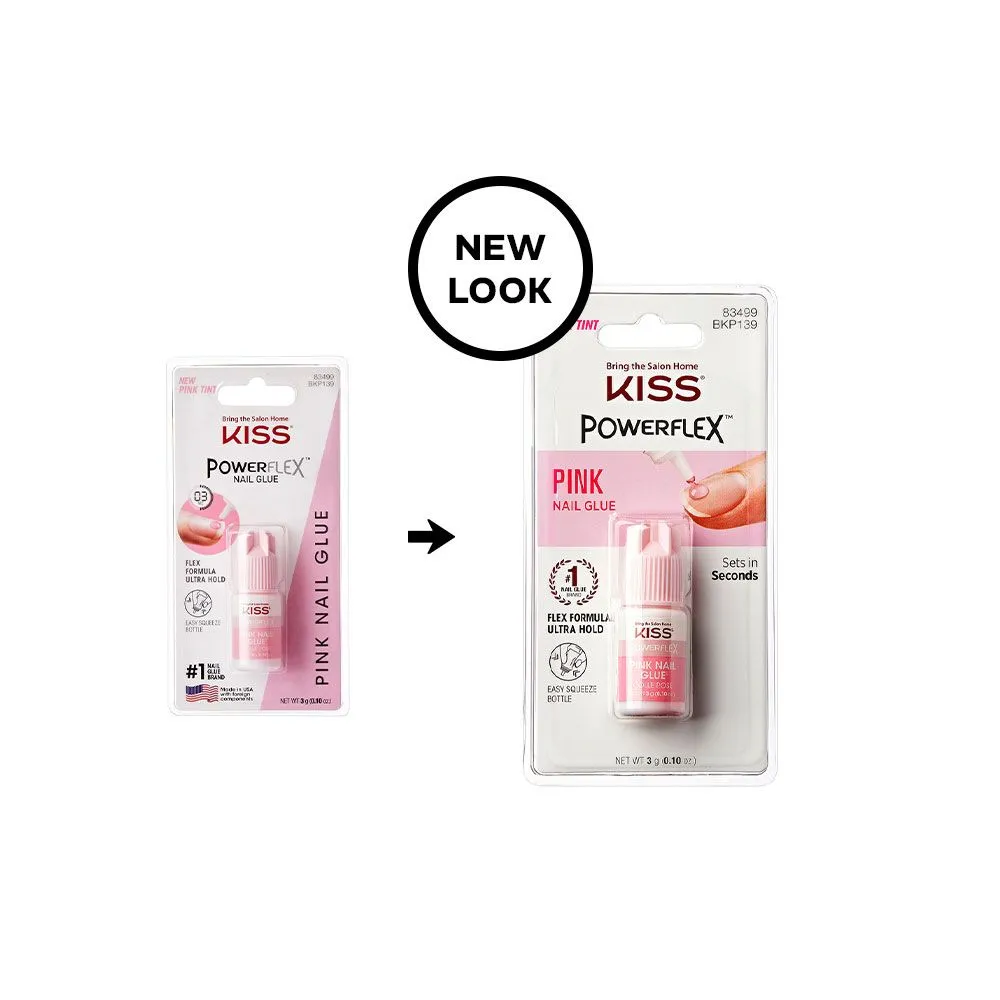 Kiss Powerflex Pink Nail Glue - .10 oz [BKP139]