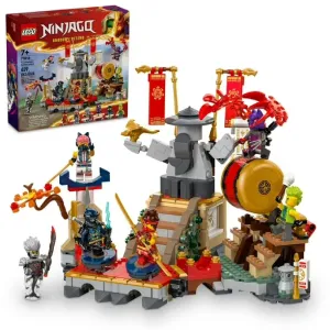LEGO 71818 NINJAGO Tournament Battle Arena Playset with 6 Minifigures, Action Toy for Kids