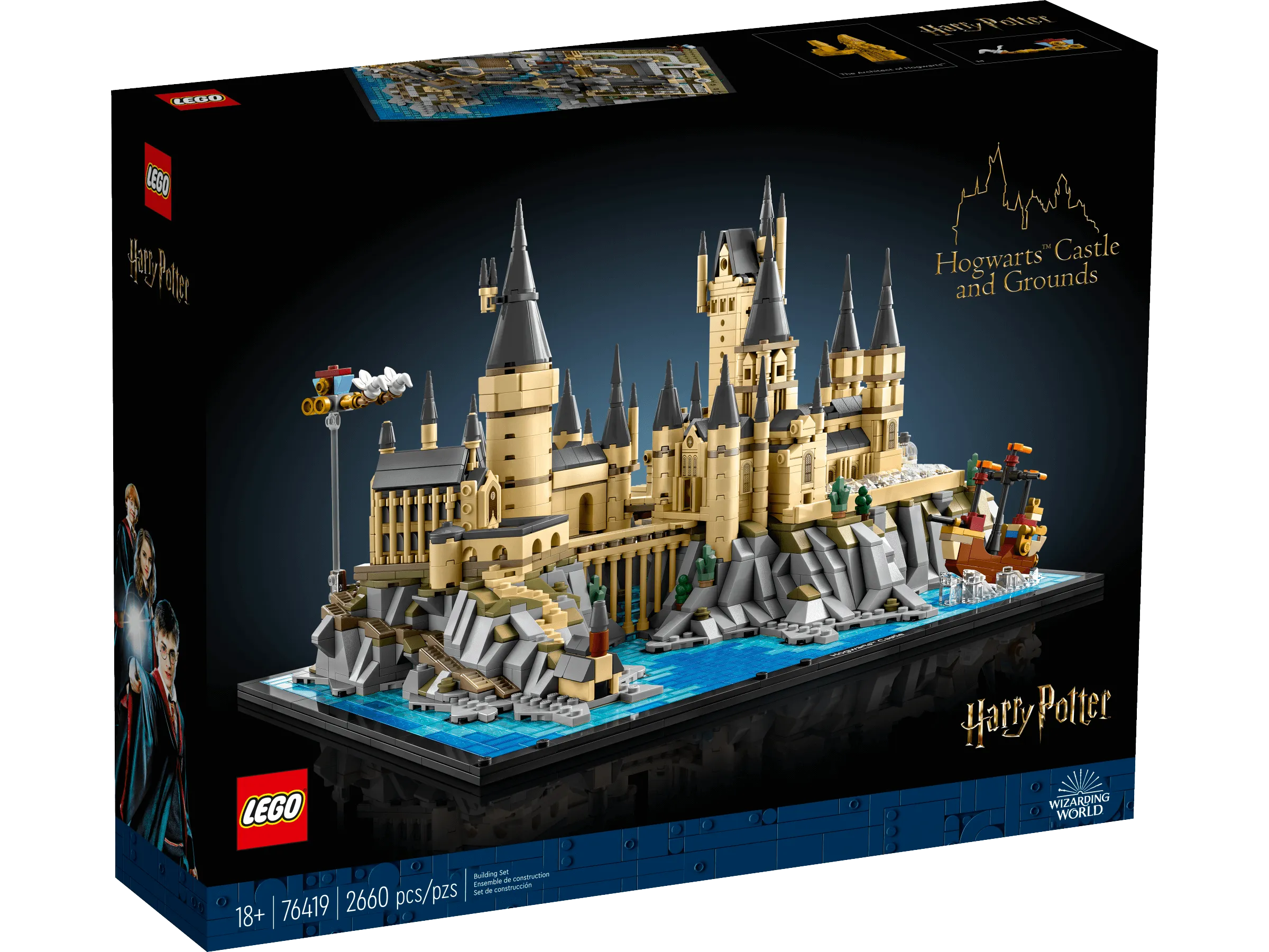 LEGO Harry Potter Hogwarts Castle and Grounds 76419 Building Set - 2,660 Pieces