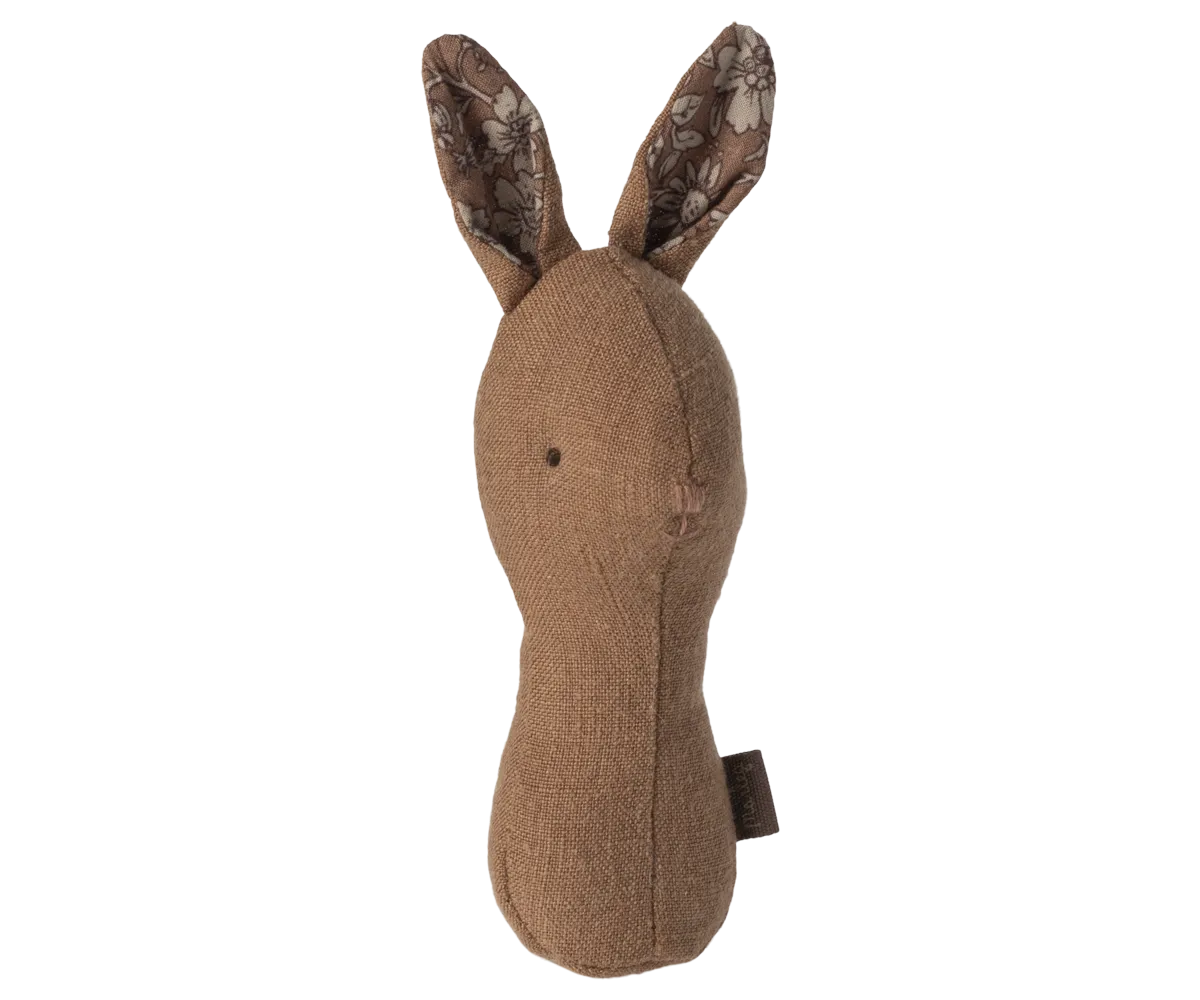 Lullaby Friends, Bunny Rattle - Chocolate