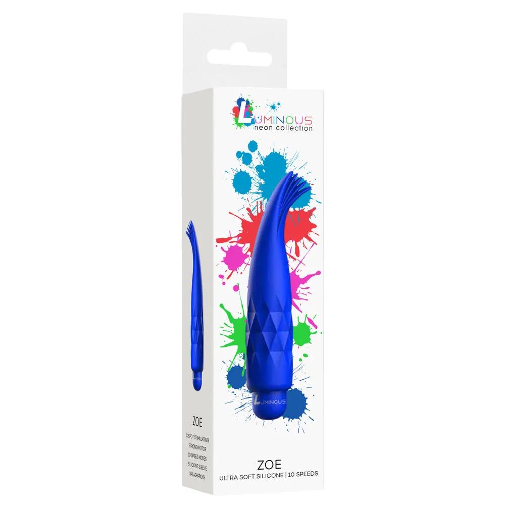 Luminous Zoe 10-Speed Flickering Silicone Bullet Vibrator