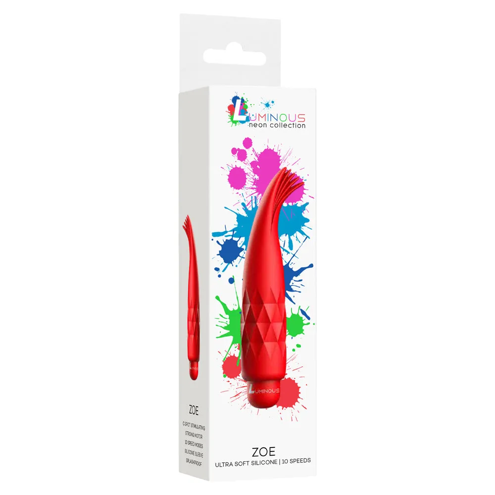 Luminous Zoe 10-Speed Flickering Silicone Bullet Vibrator