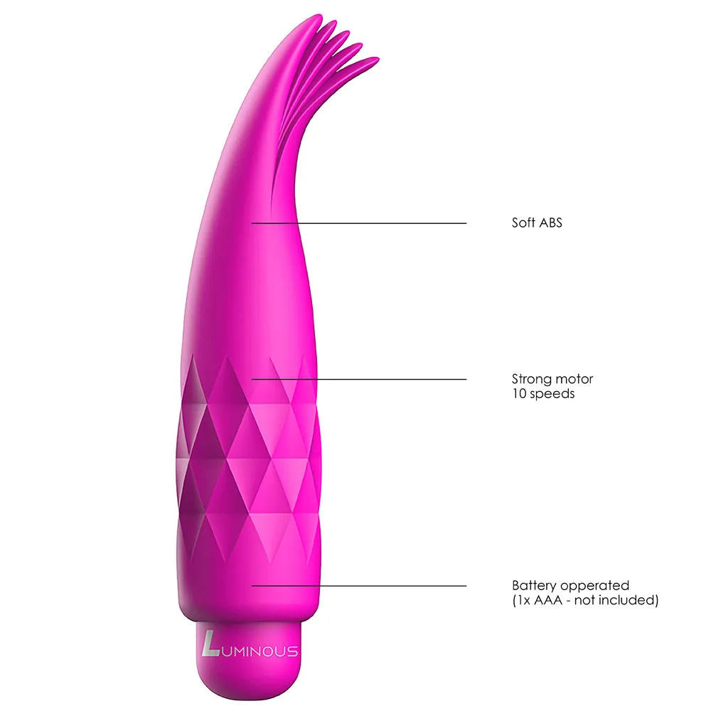 Luminous Zoe 10-Speed Flickering Silicone Bullet Vibrator