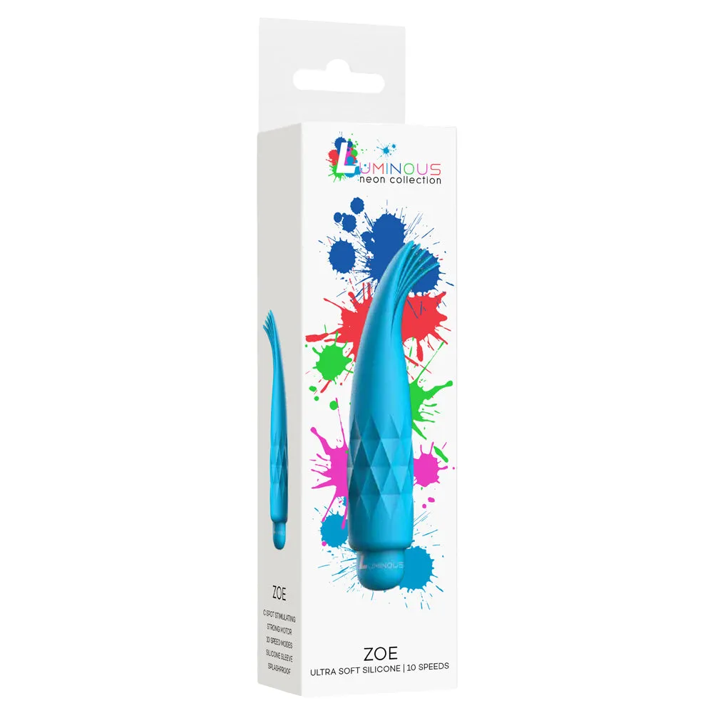 Luminous Zoe 10-Speed Flickering Silicone Bullet Vibrator