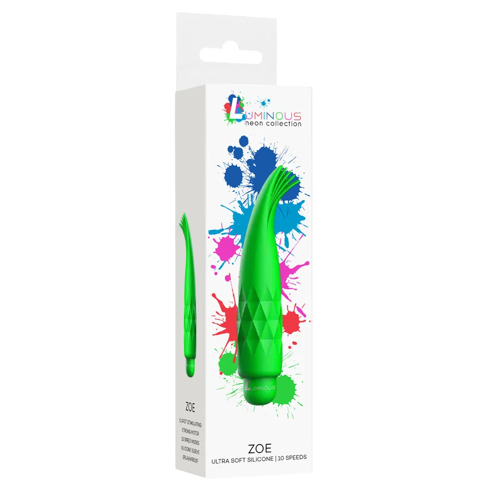 Luminous Zoe 10-Speed Flickering Silicone Bullet Vibrator