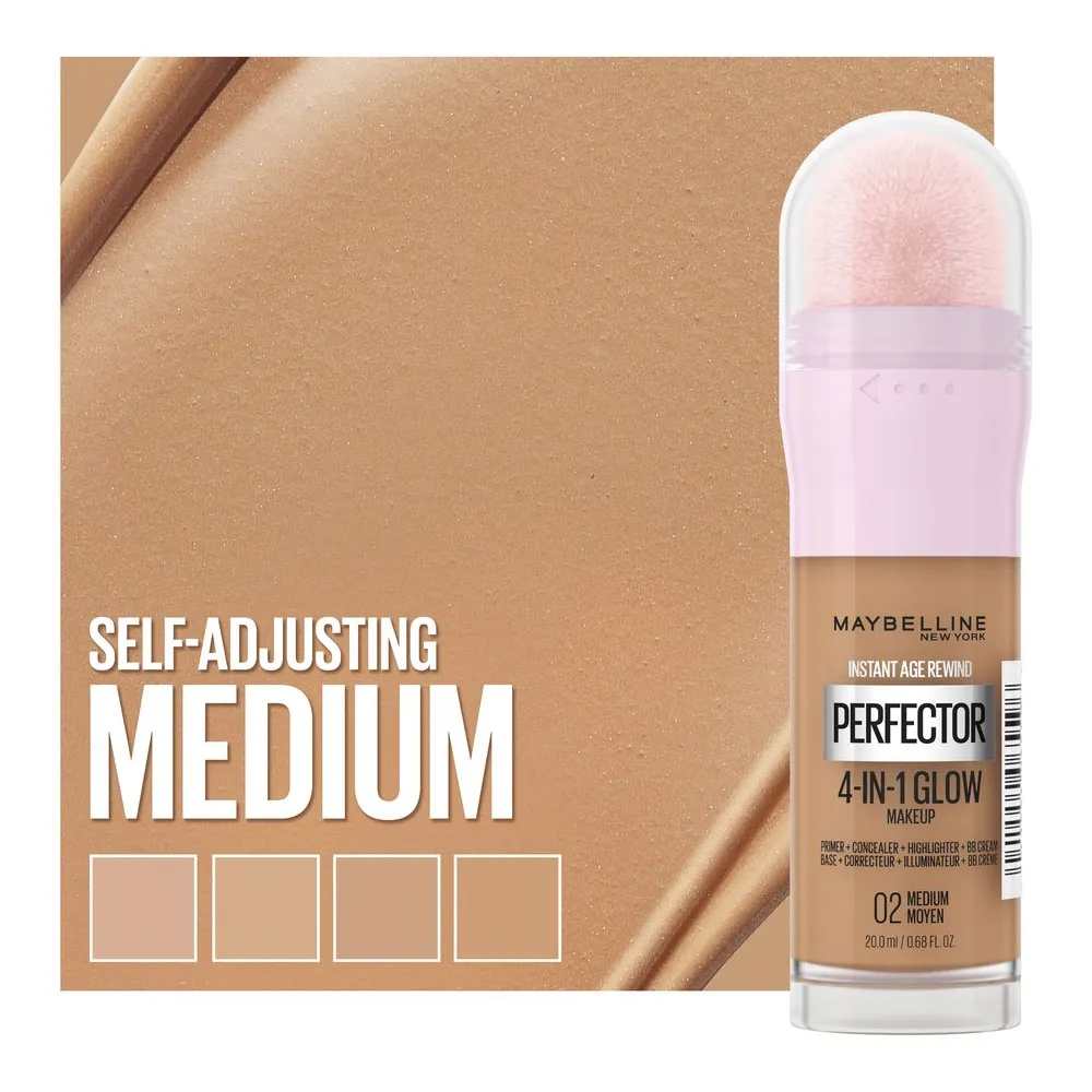 Maybelline Instant Anti Age Perfector 4-In-1 Glow Makeup 02 Medium 20ml