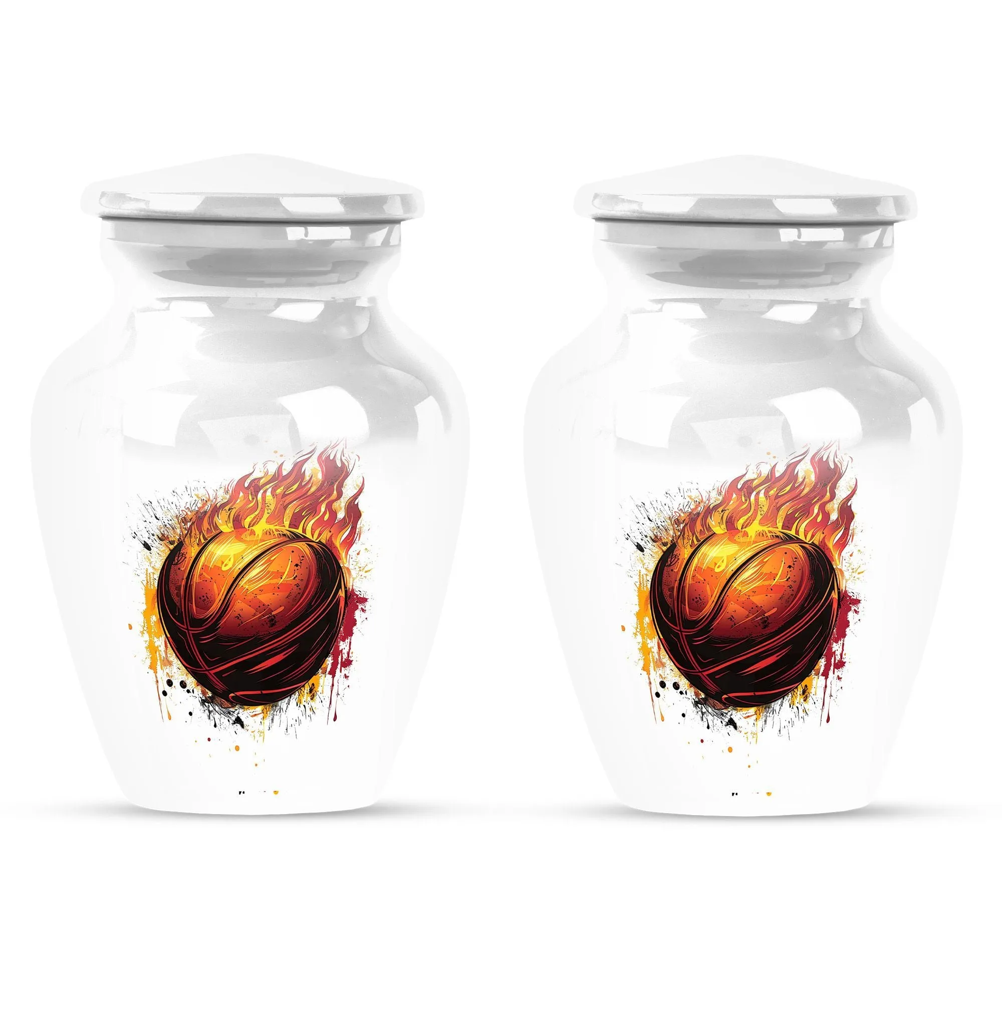 Memorial Basketball Dad Urn for Compassionate Ash Interment