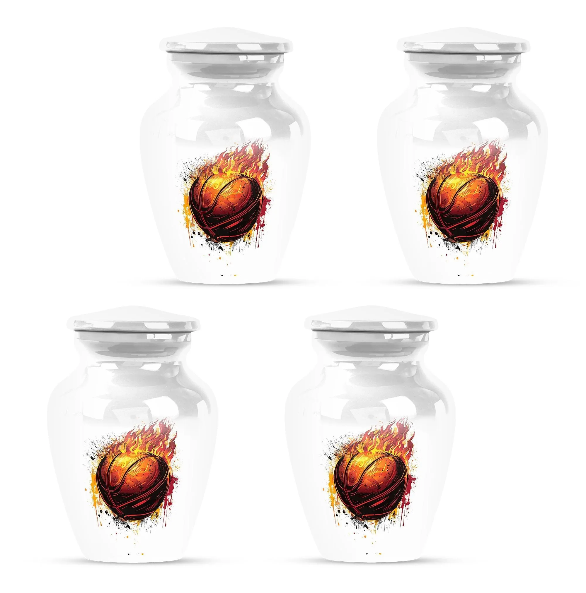 Memorial Basketball Dad Urn for Compassionate Ash Interment