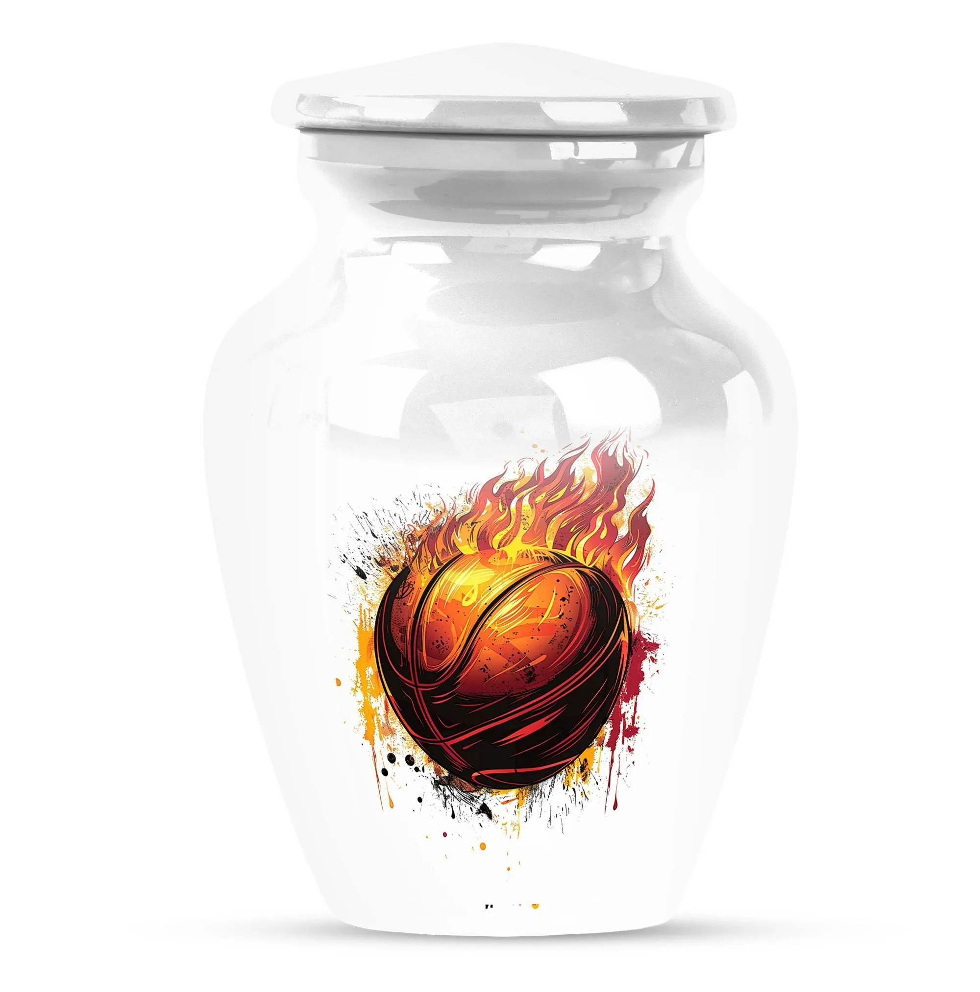 Memorial Basketball Dad Urn for Compassionate Ash Interment