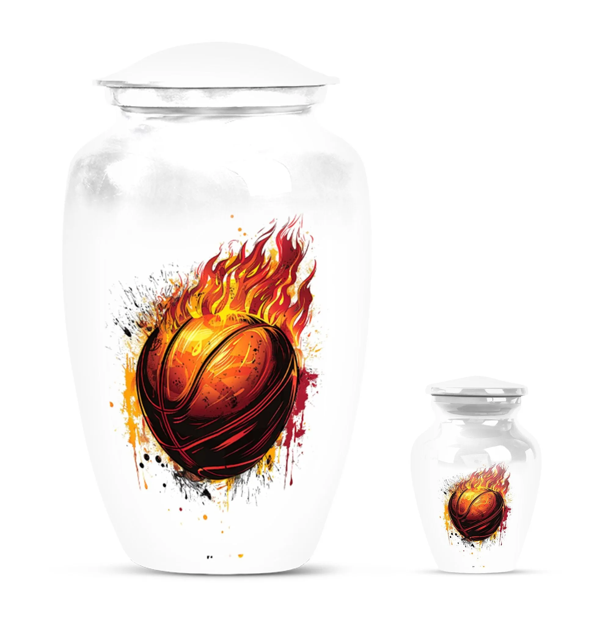 Memorial Basketball Dad Urn for Compassionate Ash Interment