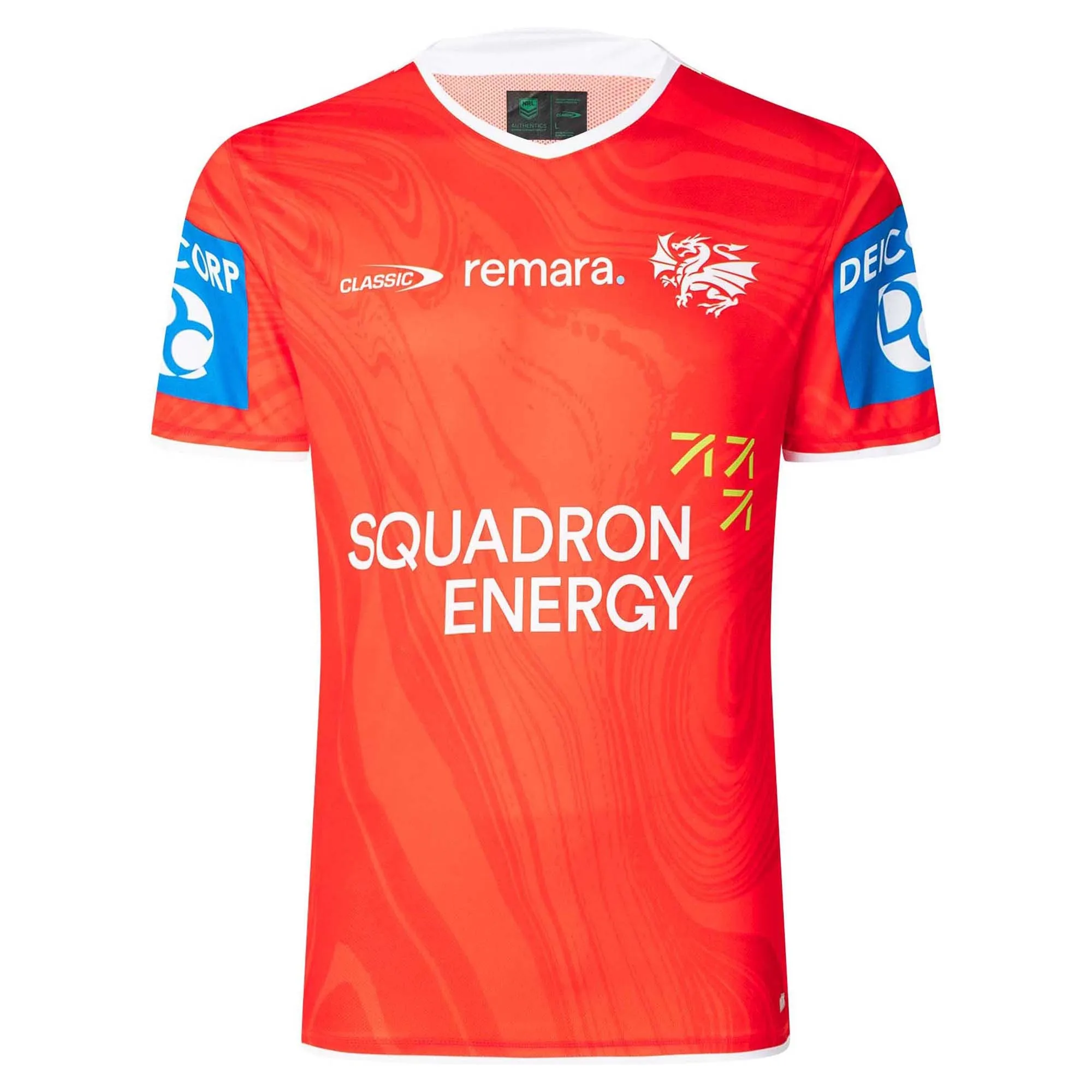 Men's NRL St. George Illawarra Dragons 2025 Pro Training Tee