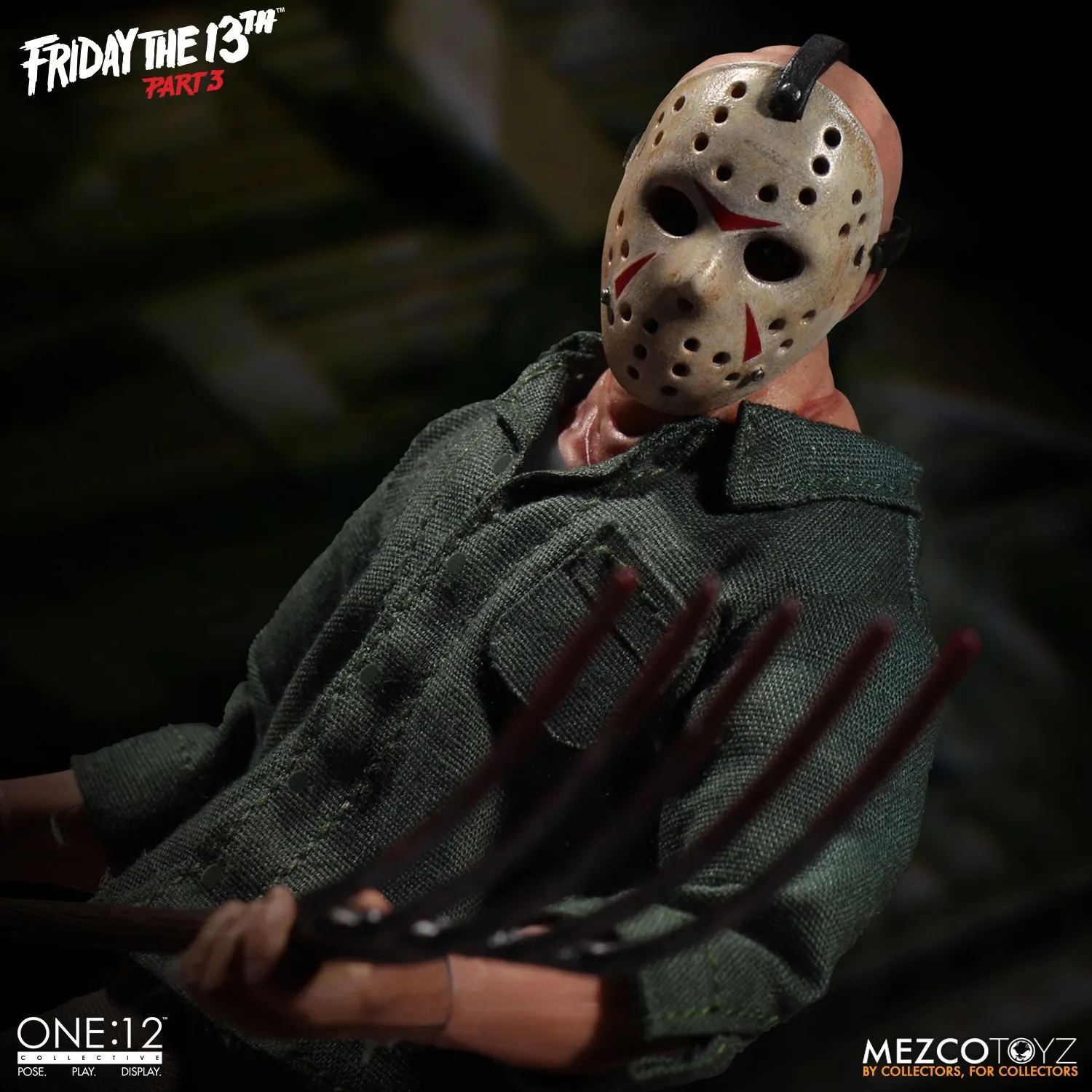 Mezco Toyz ONE:12 Collective Friday the 13th Part 3 Jason Voorhees Action Figure