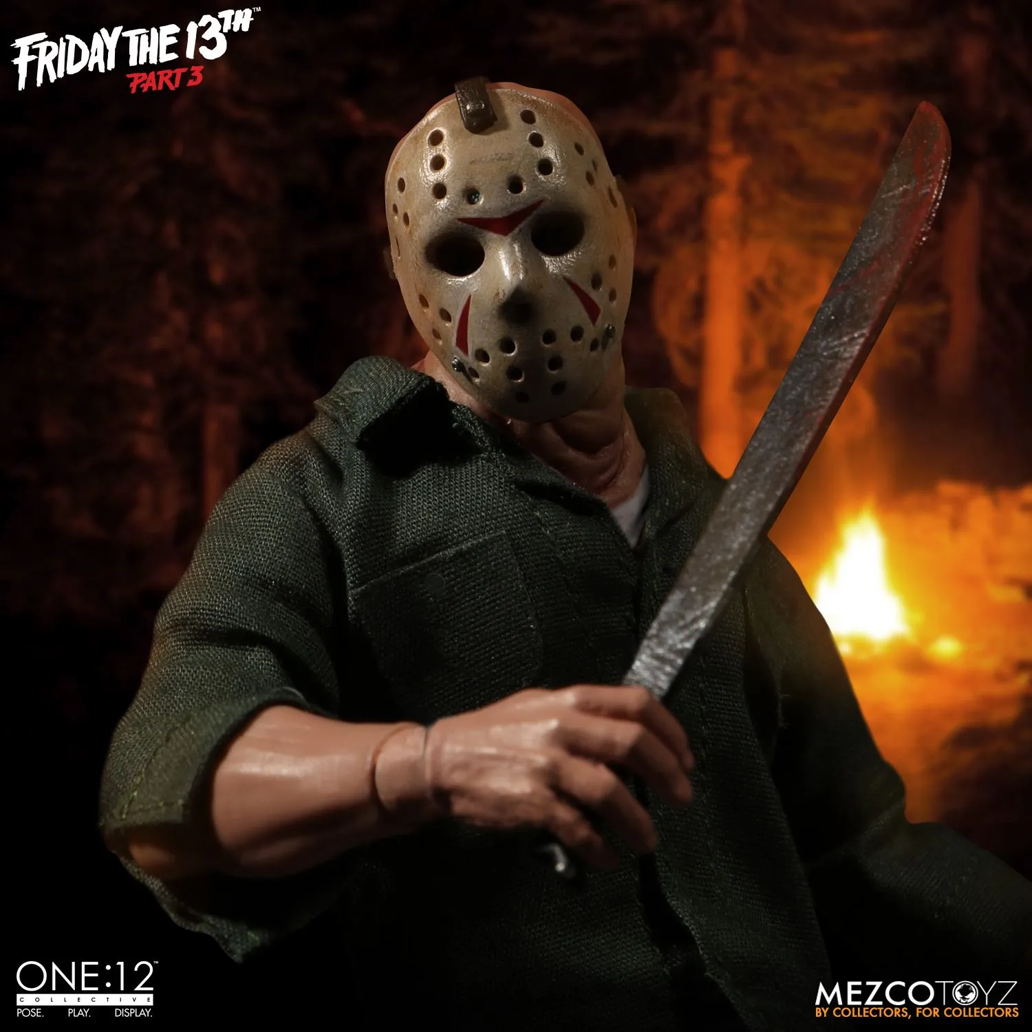 Mezco Toyz ONE:12 Collective Friday the 13th Part 3 Jason Voorhees Action Figure