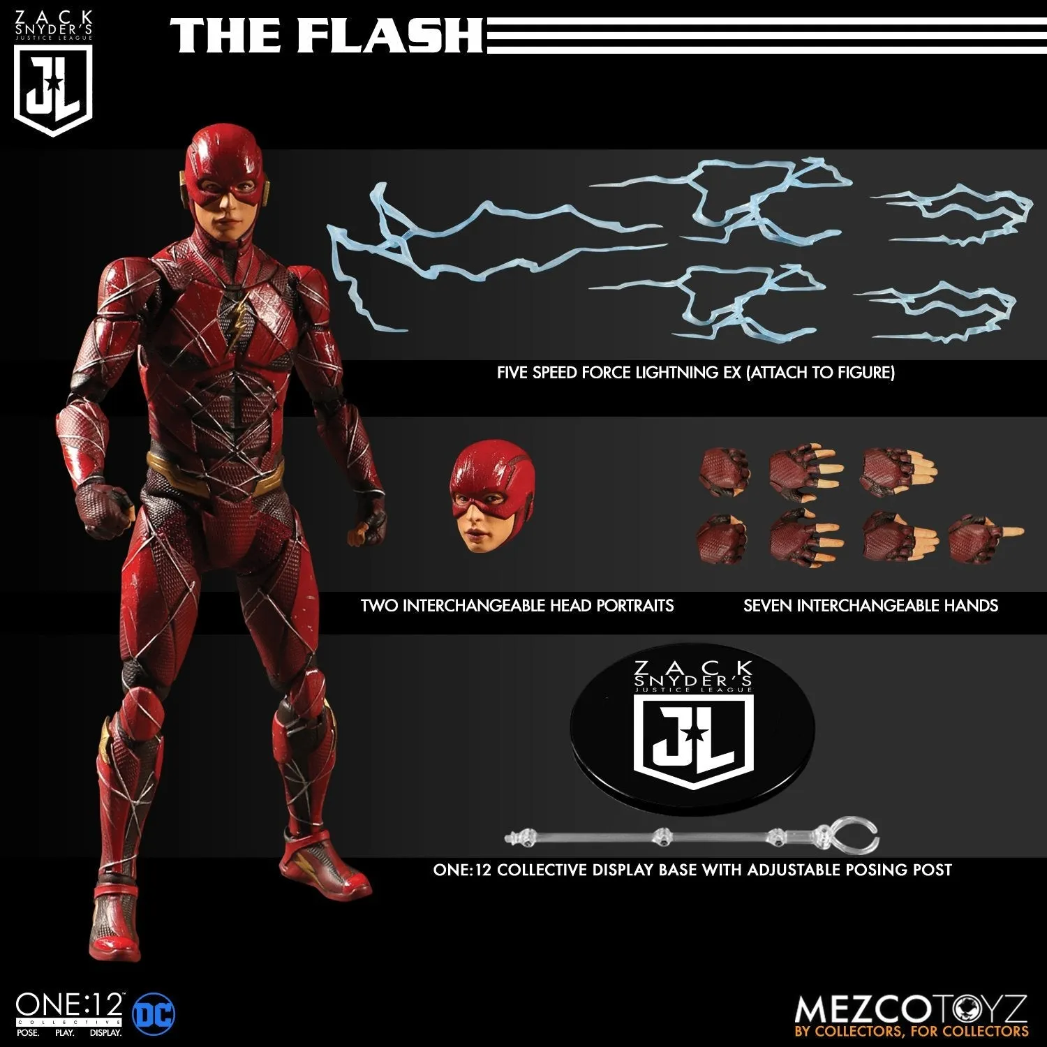 Mezco Toyz ONE:12 Collective Zack Snyder's Justice League Deluxe Box Set Action Figure
