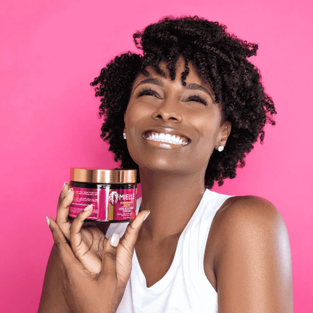 Mielle Organics Pomegranate & Honey Coil Sculpting Custard - 12 oz