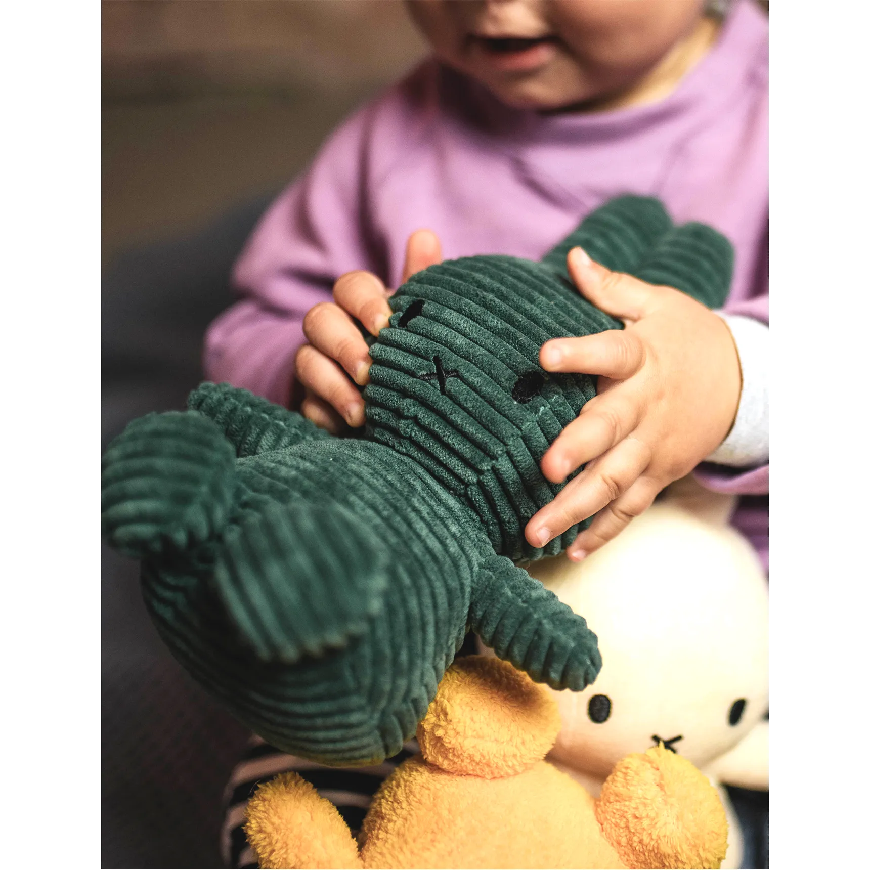 Miffy Sitting Corduroy - Green