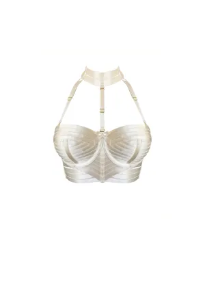 Minerva Bodice Bra Cream