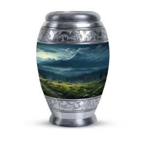 Mountains Keepsake: Small & Large Urns for Adult Ashes, Ideal Cremation Companion