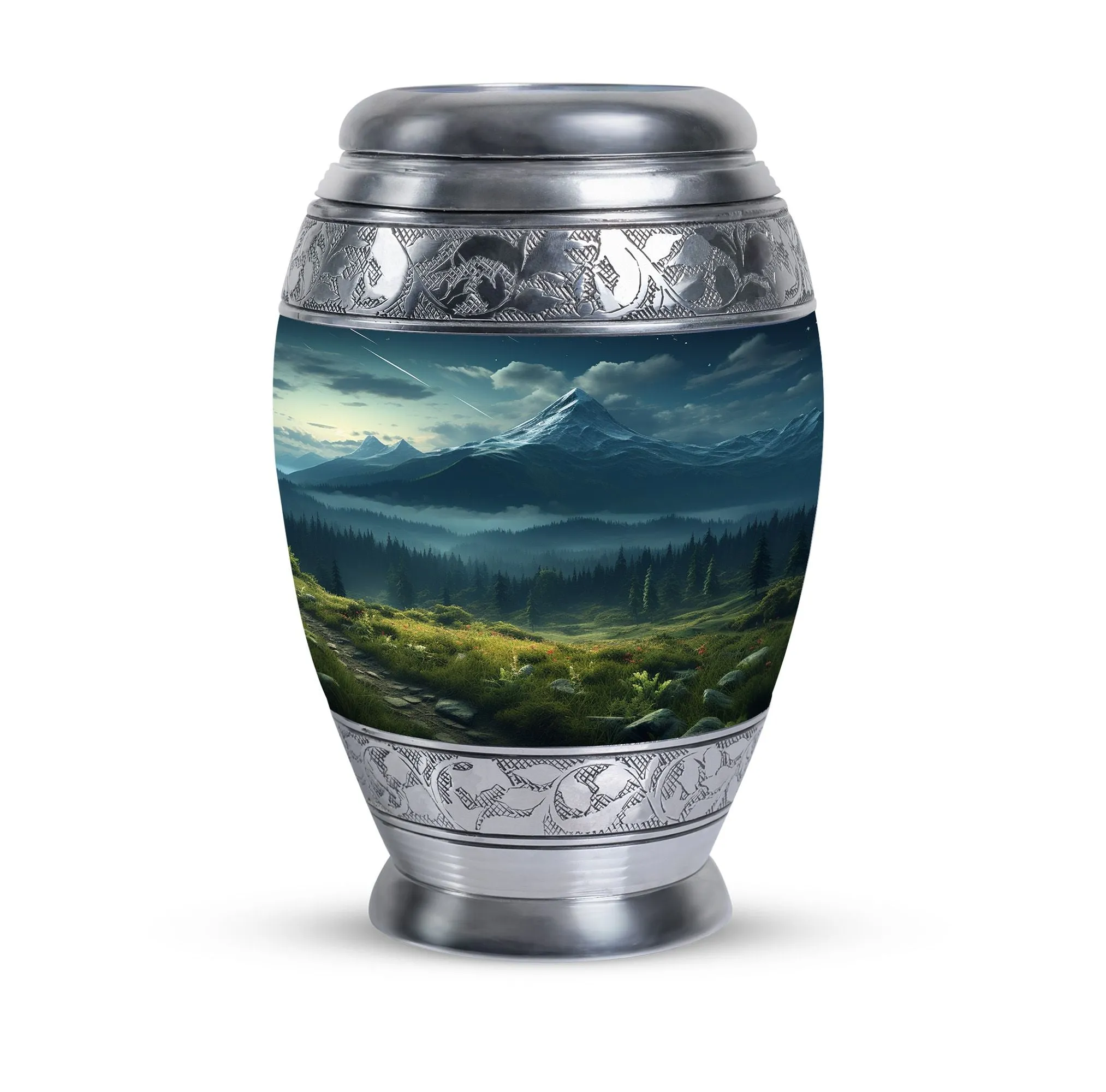 Mountains Keepsake: Small & Large Urns for Adult Ashes, Ideal Cremation Companion