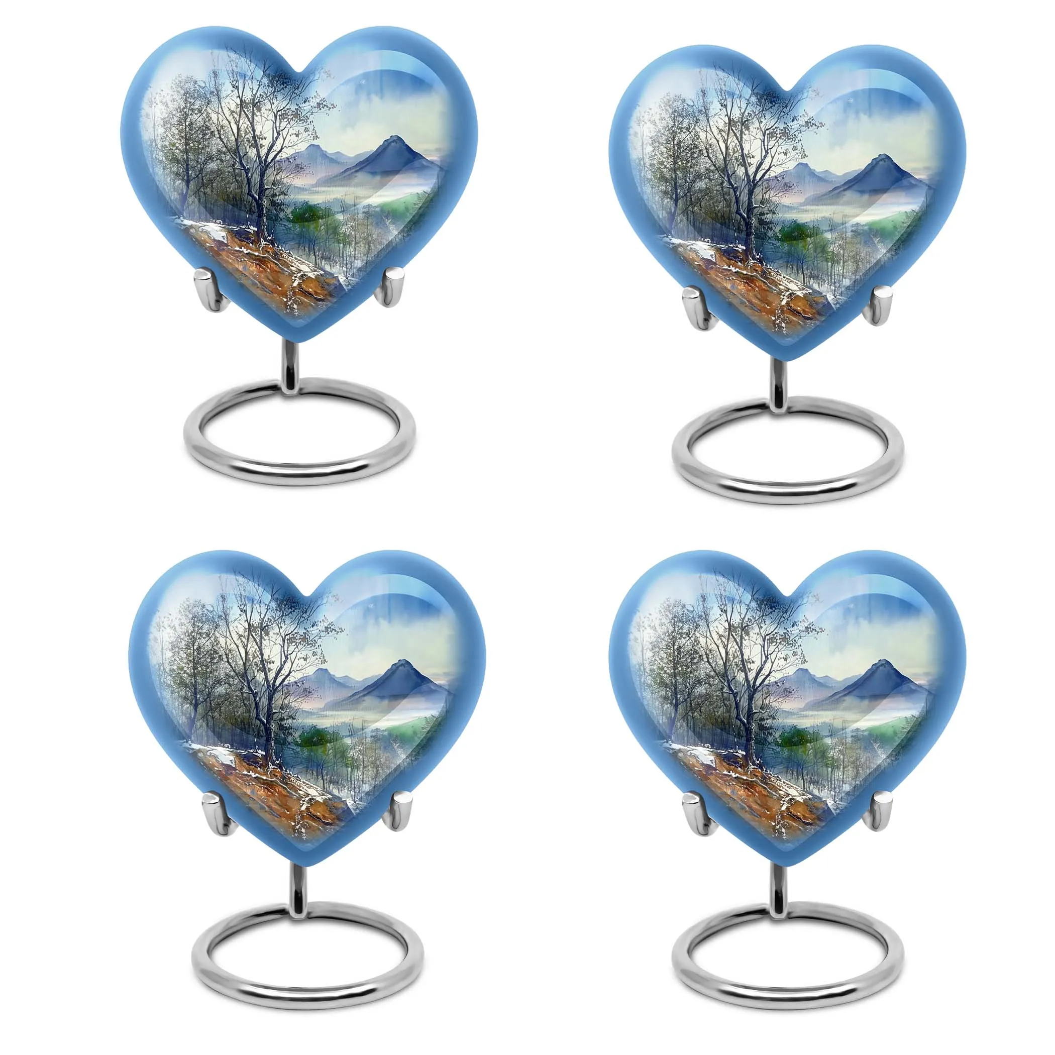 Mountains Memorial:  Keepsake Cremation Urn For Human Ashes