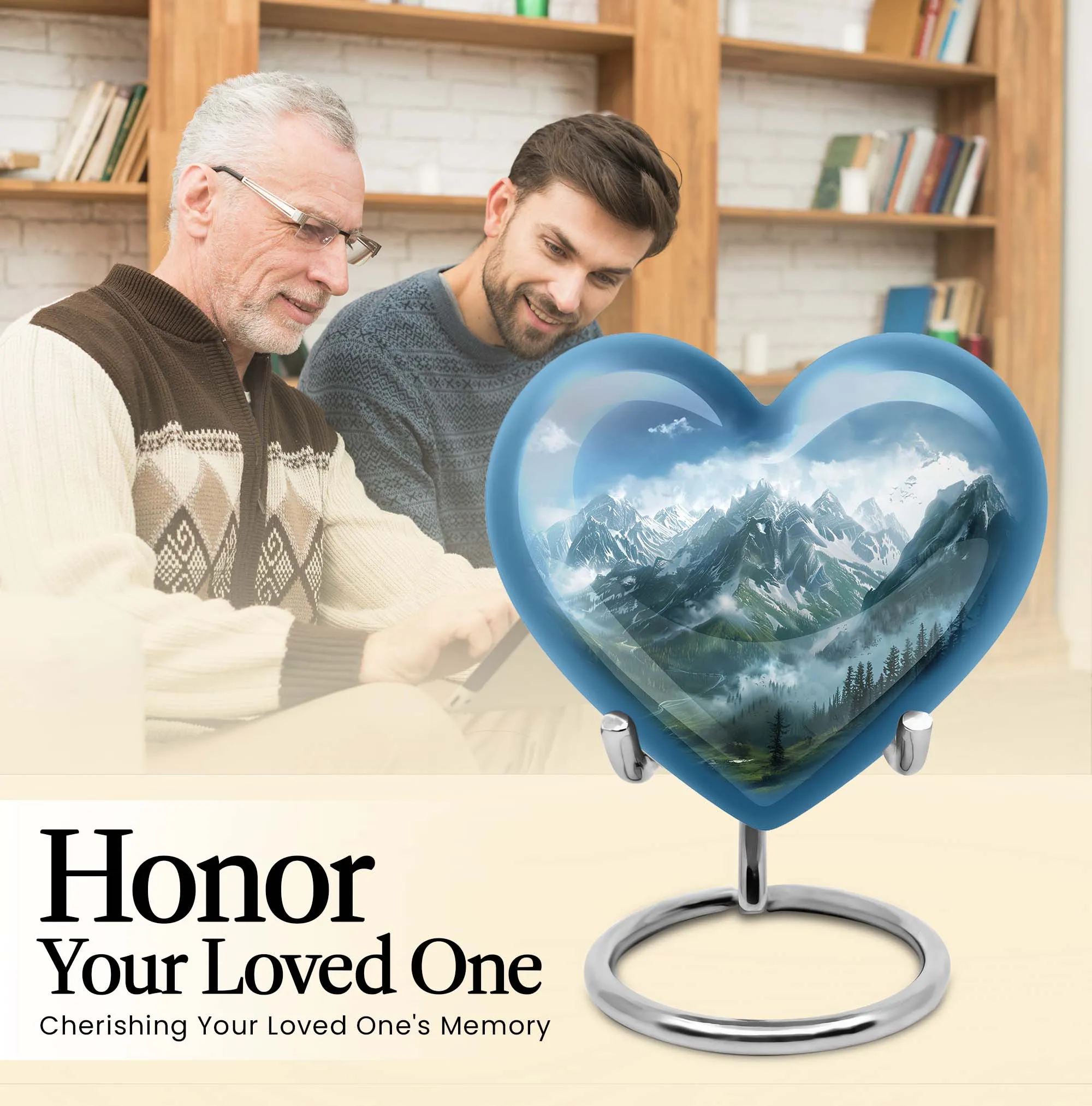 MOUNTAINS Urn - Cremation Vessel for Lasting Memories