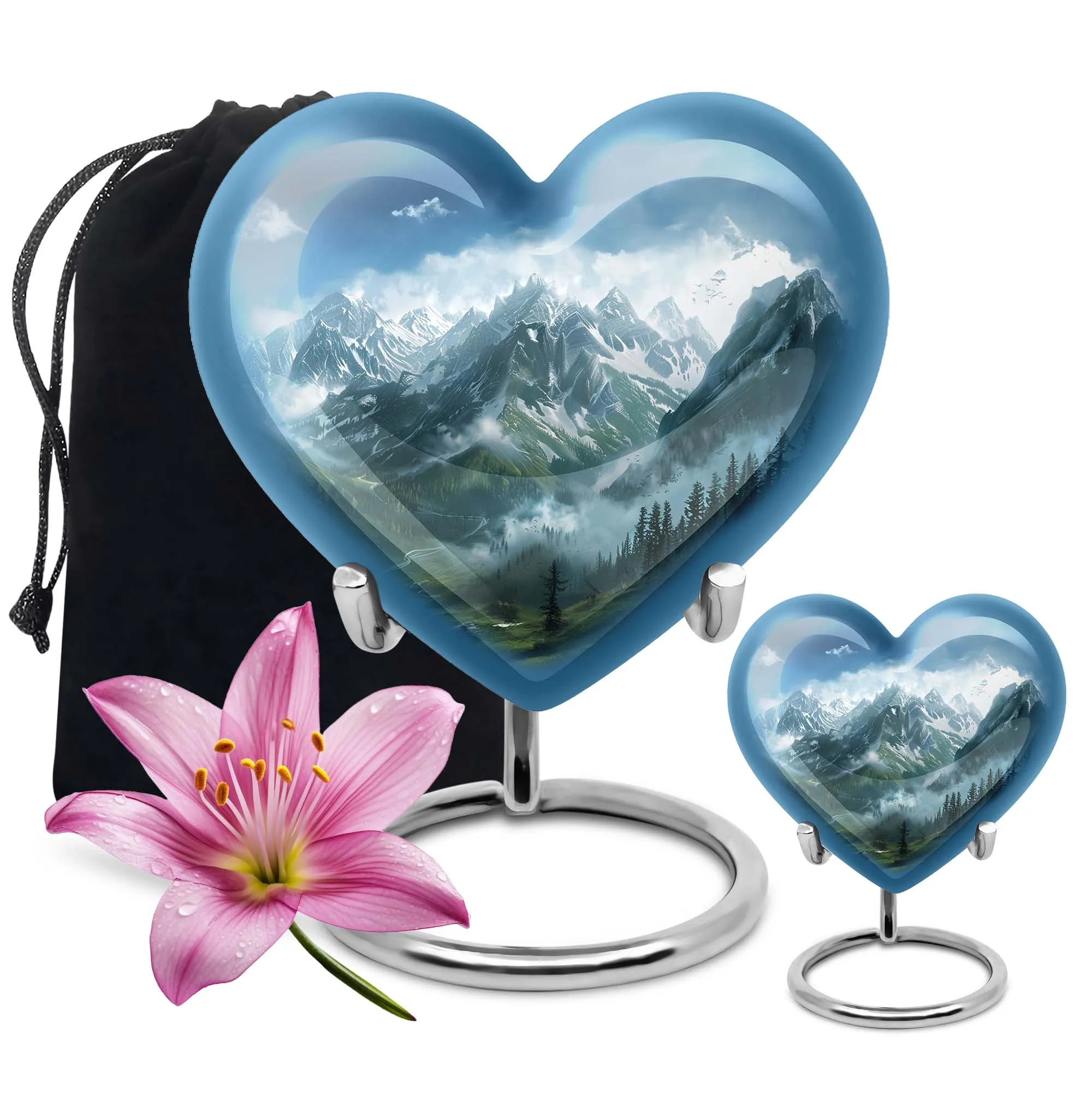 MOUNTAINS Urn - Cremation Vessel for Lasting Memories