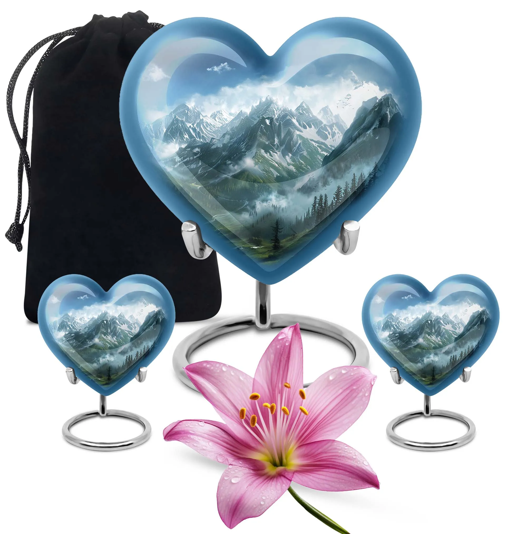 MOUNTAINS Urn - Cremation Vessel for Lasting Memories