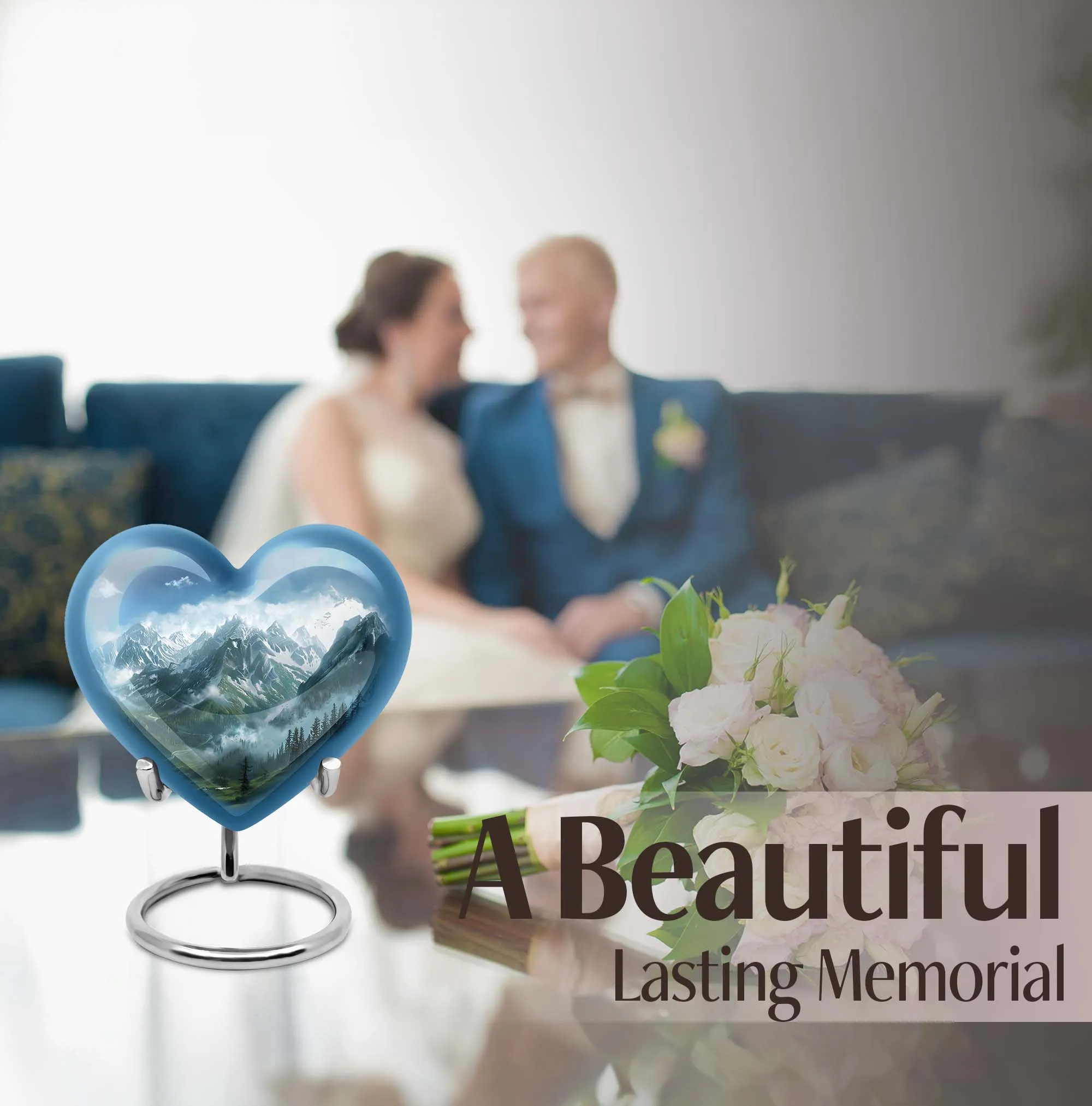MOUNTAINS Urn - Cremation Vessel for Lasting Memories