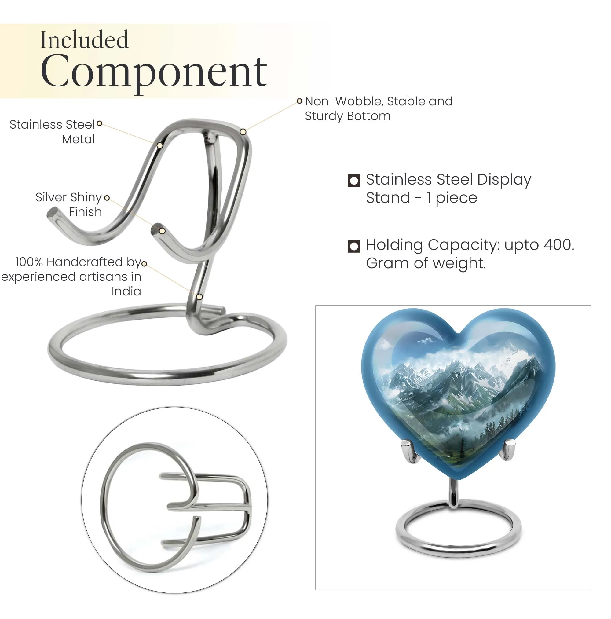 MOUNTAINS Urn - Cremation Vessel for Lasting Memories