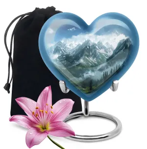 MOUNTAINS Urn - Cremation Vessel for Lasting Memories