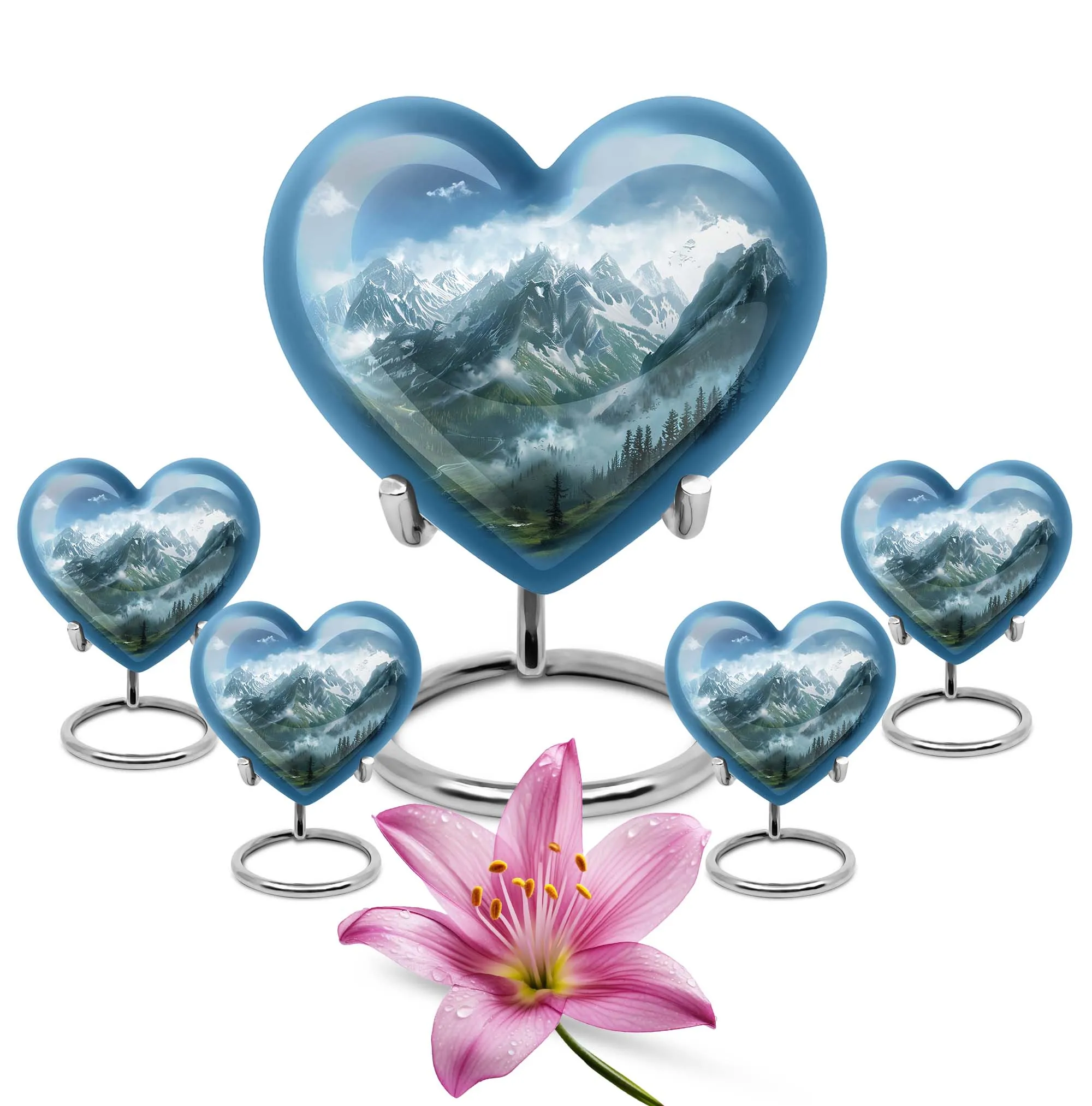 MOUNTAINS Urn - Cremation Vessel for Lasting Memories